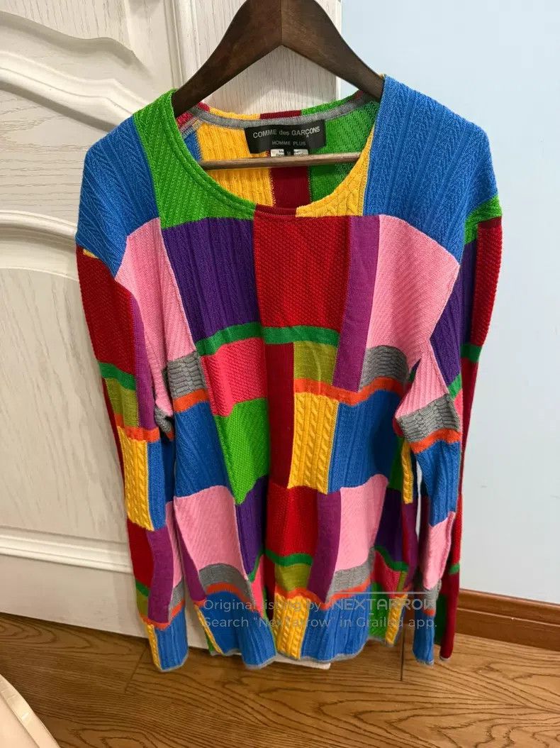 Comme des Garcons Comme des Garcons Patchwork colorful checkered sweater Size US M / EU 48-50 / 2 - 2 Thumbnail