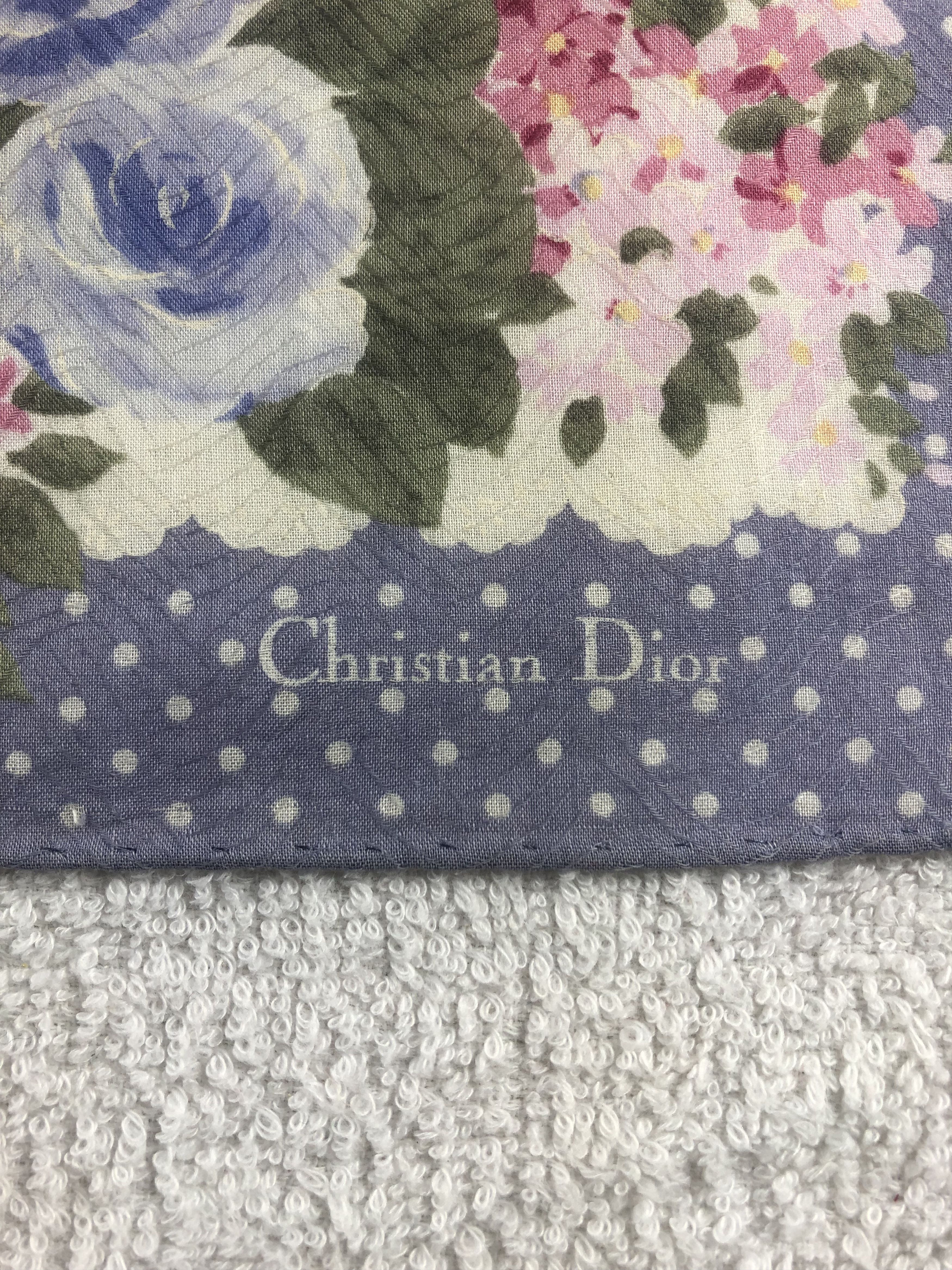 Vintage Christian Dior Handkerchief / Bandana / Neckerchief Size ONE SIZE - 5 Thumbnail