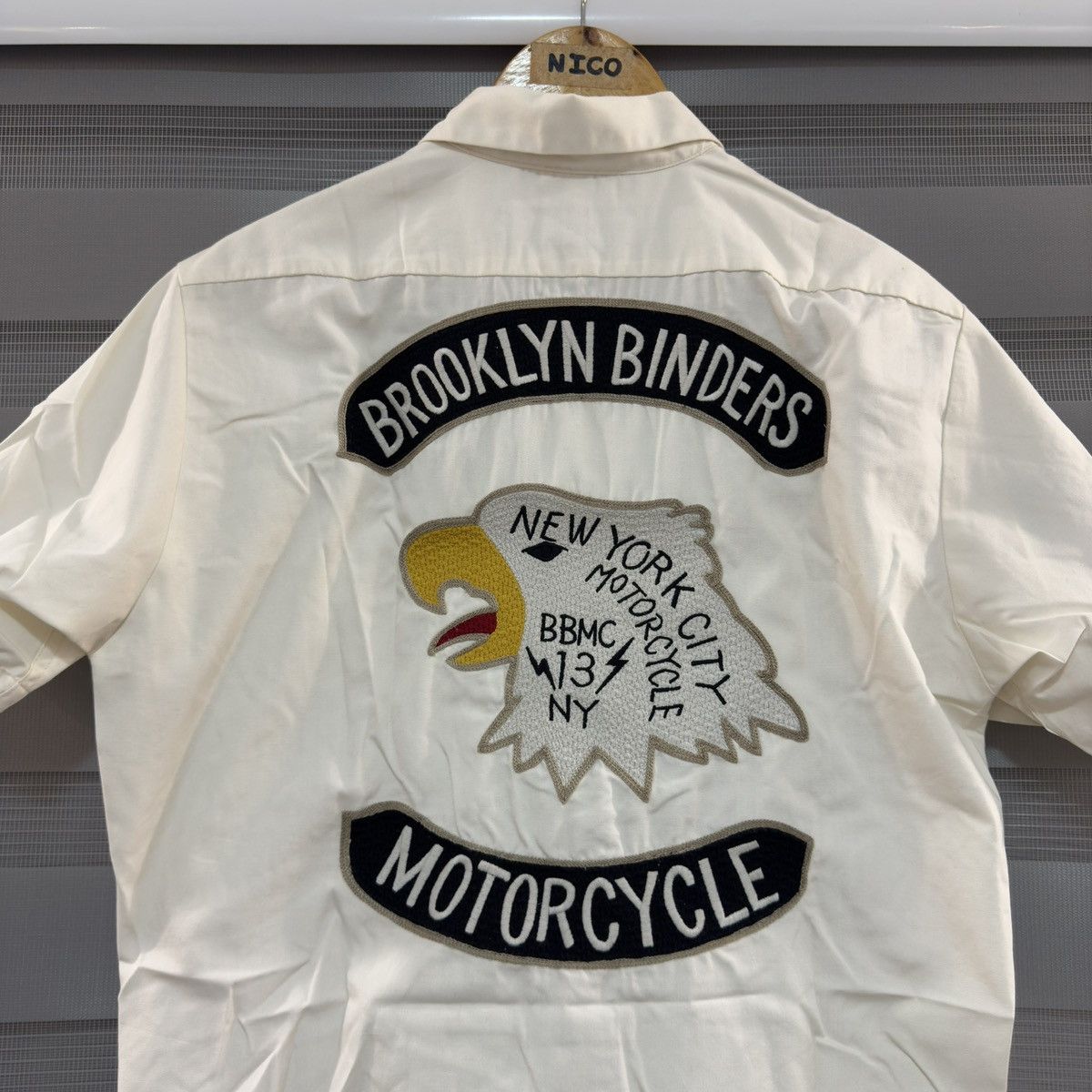 Schott Schott Brooklyn Binders Motorcycle “Ivory” Polo Short Sleeve Size US M / EU 48-50 / 2 - 19 Thumbnail