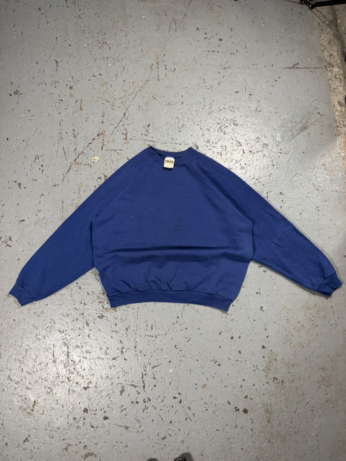 Tultex Vintage Tultex Blank Blue Crewneck Size US XL / EU 56 / 4 - 1 Thumbnail