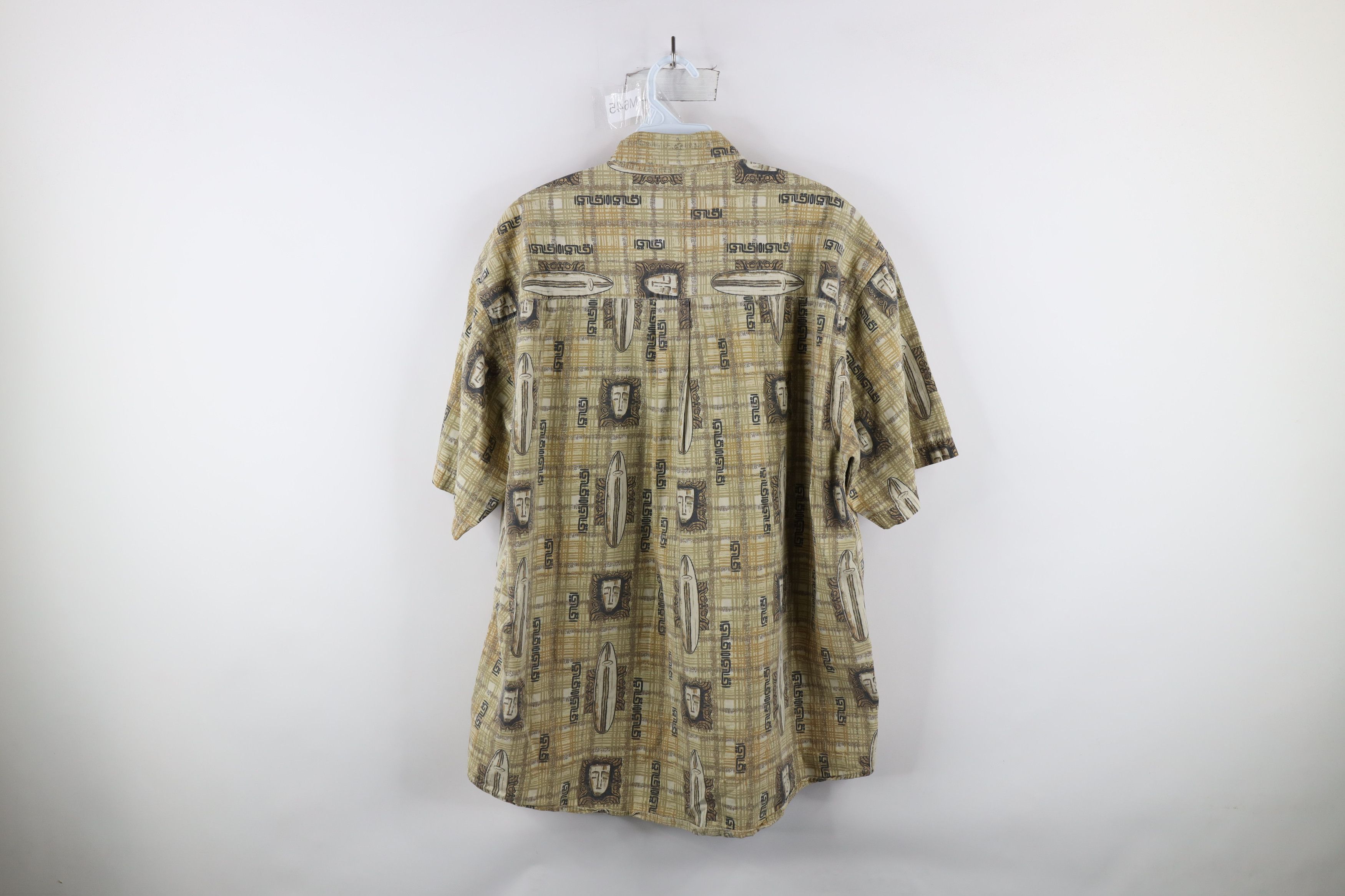 Vintage Vintage 90s Streetwear Surfboard Collared Button Down Shirt Size US XL / EU 56 / 4 - 6 Thumbnail