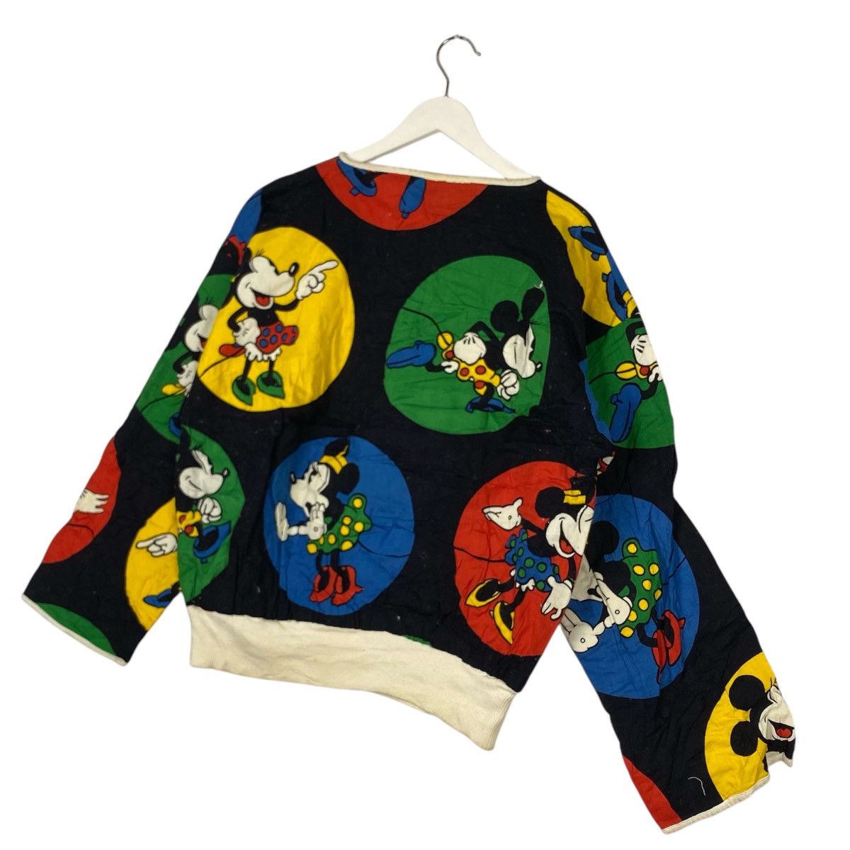 Disney × Mickey Mouse × Vintage 90s Disney Reversable Mickey Mouse Sweatshirt Size US L / EU 52-54 / 3 - 6 Thumbnail