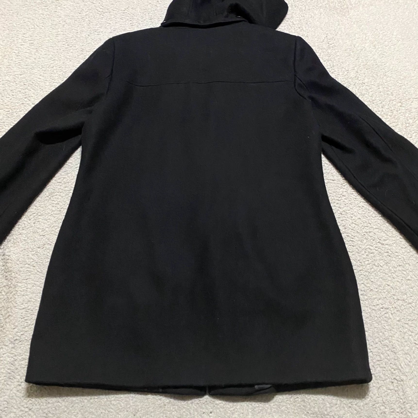 Calvin Klein Calvin Klein Coat Wool Blend Black Full Zip Hooded Womens Size 4 Long Sleeve Solid Front Zip Logo Vintage No 2000s Shirt? Size S / US 4 / IT 40 - 2 Thumbnail