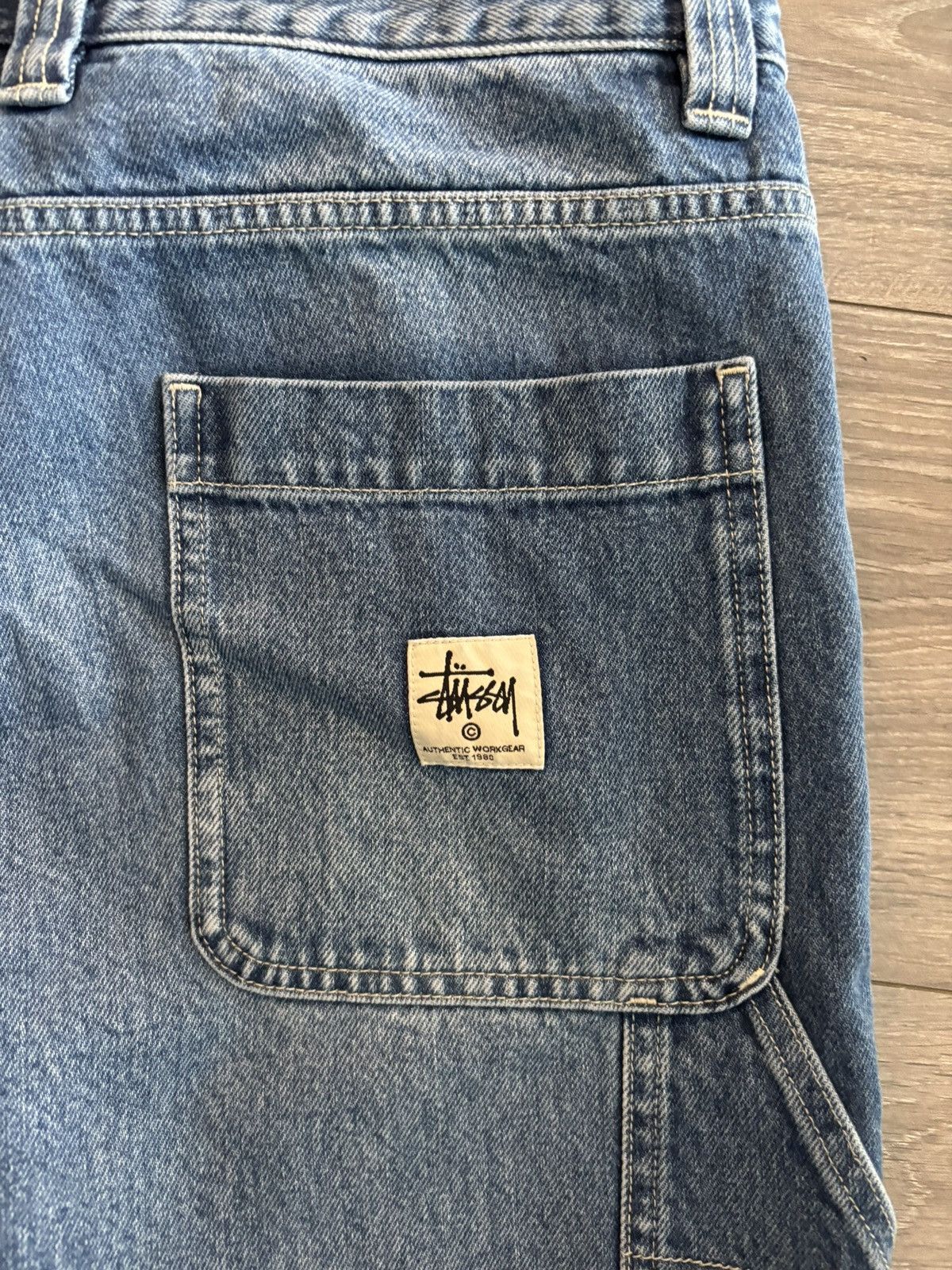 Stussy Stussy Work Pant “Washed Blue” Size US 34 / EU 50 - 3 Thumbnail