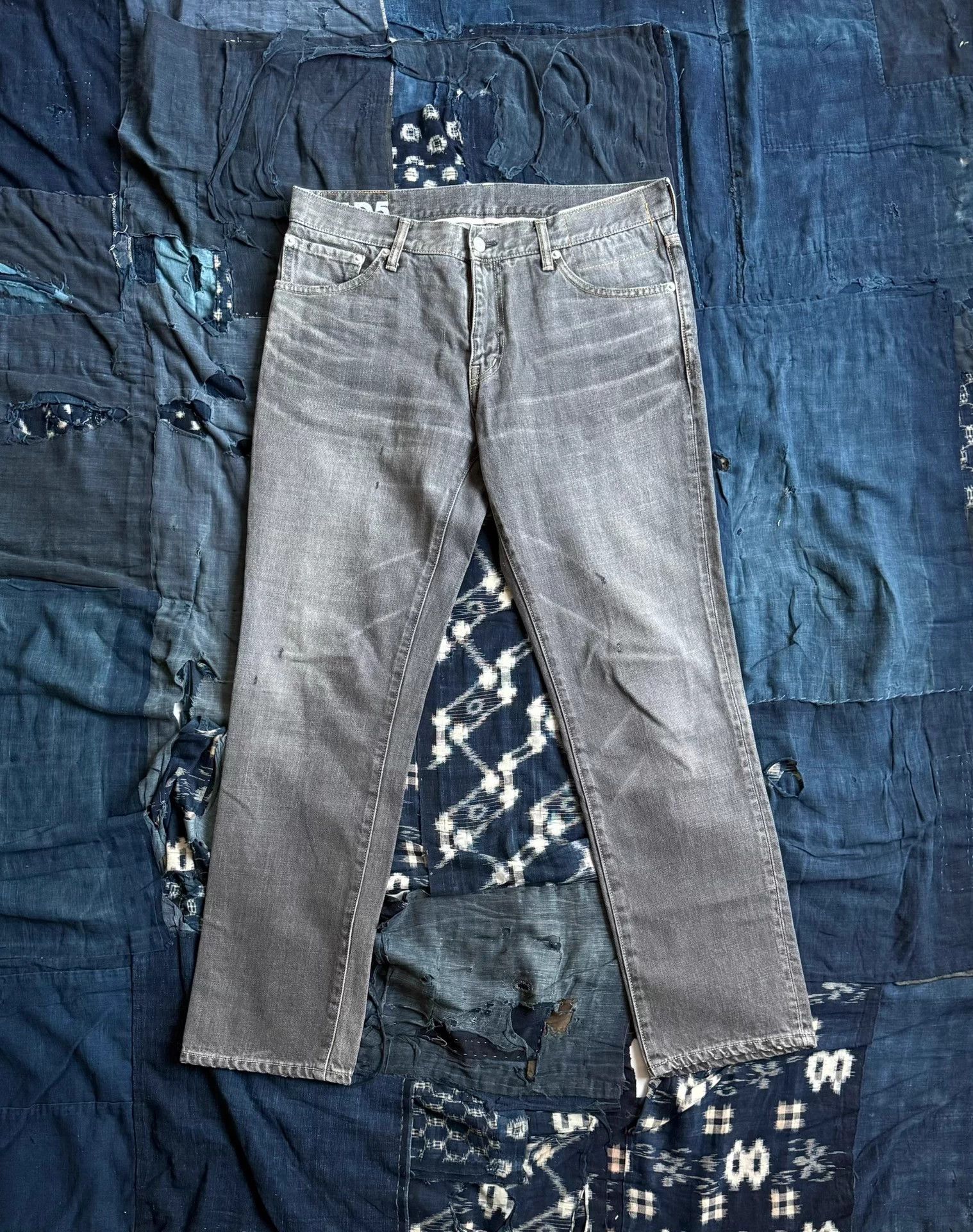 Visvim VISVIM 15SS 04D5 Black Washed Distressed Denim W34L30 Size US 34 / EU 50 - 1 Thumbnail