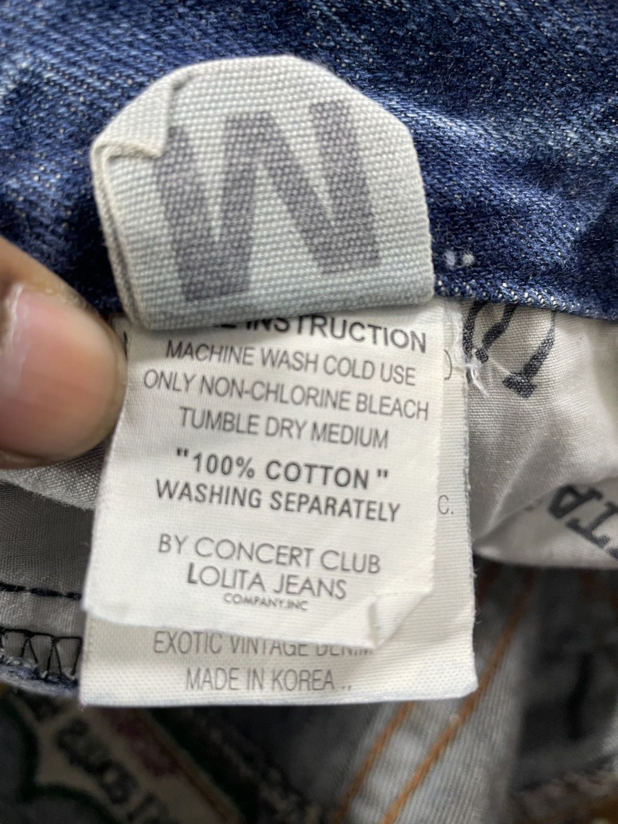 If Six Was Nine × Japanese Brand Distressed Lolita Jeans With Rare Patches Size US 34 / EU 50 - 10 Thumbnail