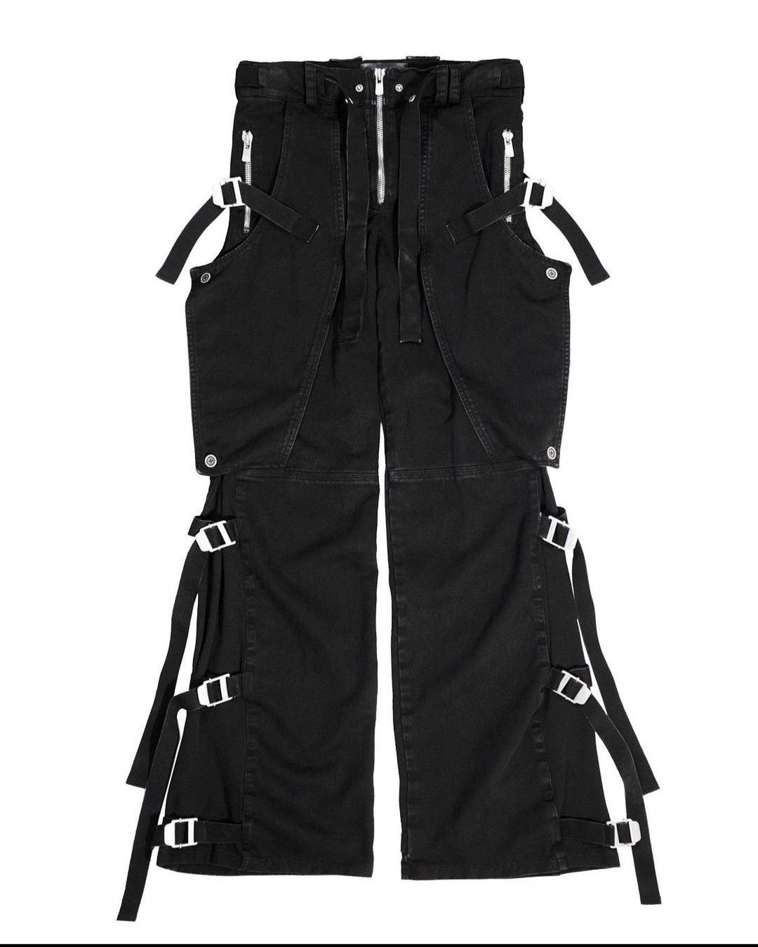 SHINE LUXURY Shine Luxury Studios layered bondage parachute Pants Size US 34 / EU 50 - 4 Thumbnail