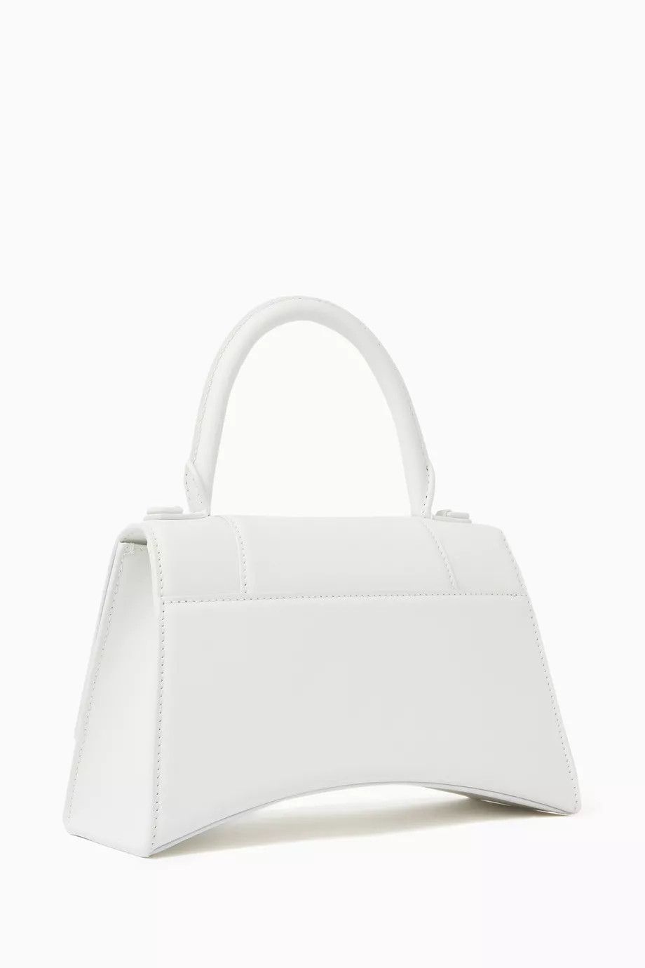 Balenciaga o1mt1gz0125 Size: OS / Hourglass Small Handbag in White Size ONE SIZE - 3 Thumbnail