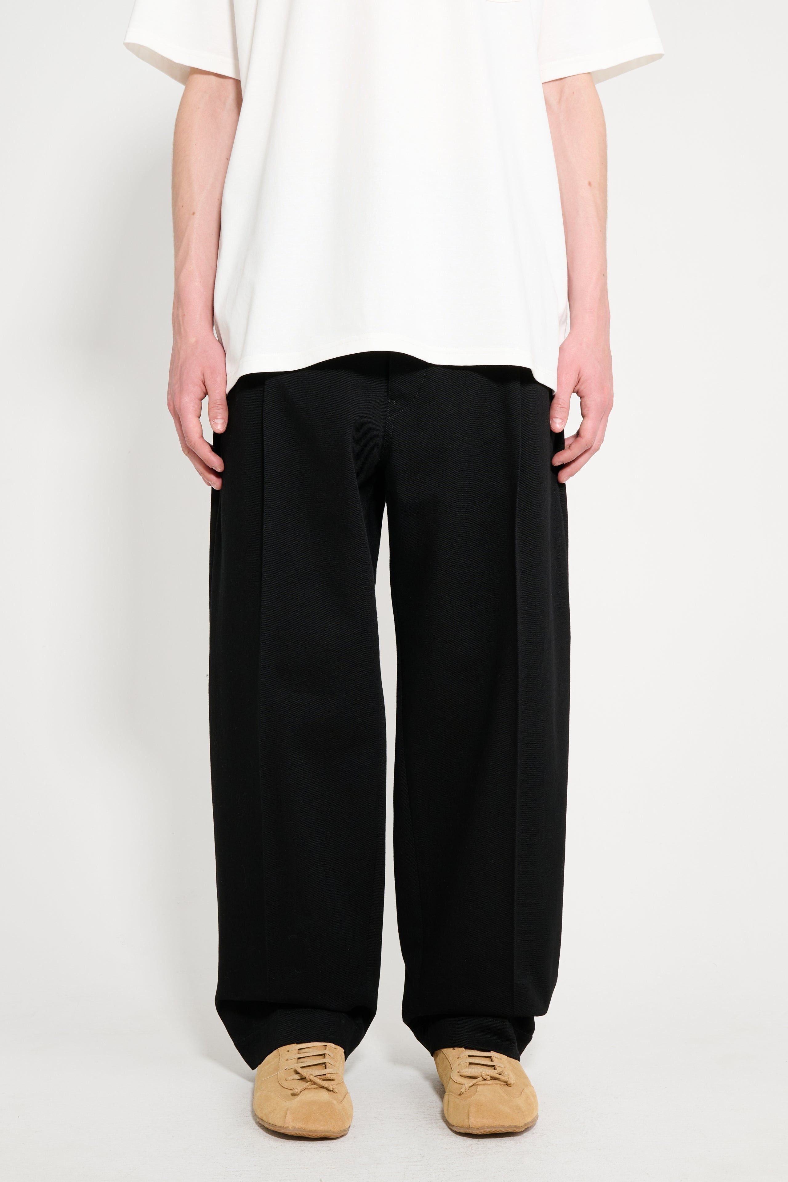 Lemaire LEMAIRE PLEATED CARROT PANTS BLACK Size US 30 / EU 46 - 9 Thumbnail