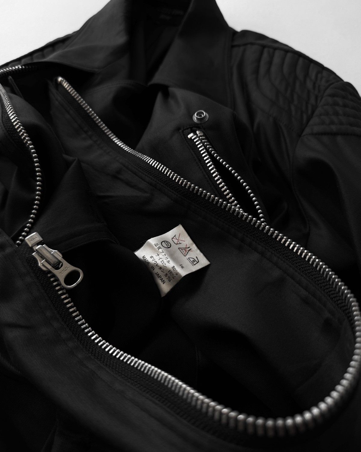 Jean Paul Gaultier JEAN PAUL GAULTIER BIKER ZIP-UP JACKET Size US L / EU 52-54 / 3 - 4 Thumbnail