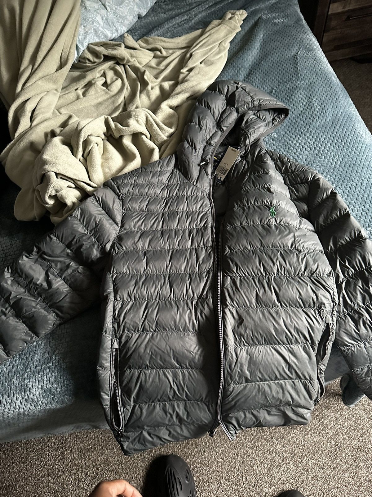Polo Ralph Lauren Polo Ralph Lauren Grey Puffer Size US XL / EU 56 / 4 - 1 Thumbnail