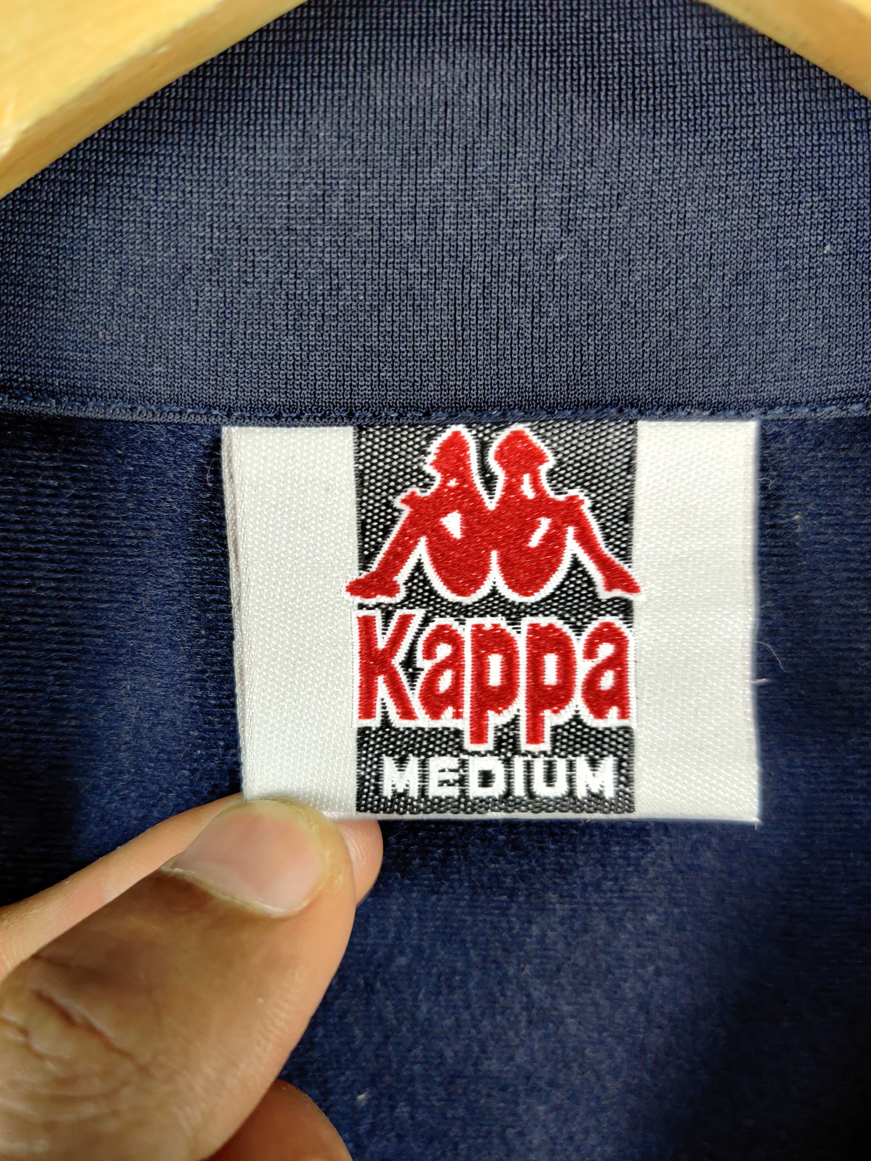Kappa Vintage Kappa Side Tapper Big Logo Zipper Jacket Size US L / EU 52-54 / 3 - 10 Thumbnail