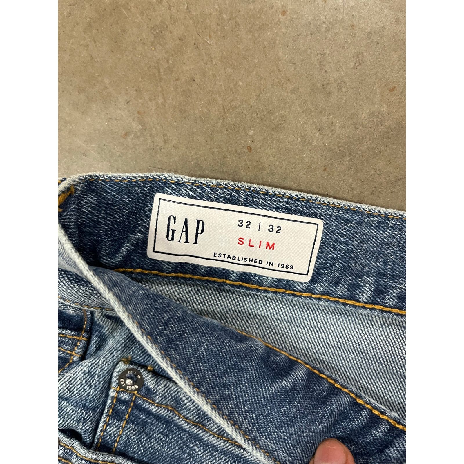 Gap Gap Men - Medium washed / Slim fit Jeans / 32x32/ NWT Size US 32 / EU 48 - 5 Thumbnail