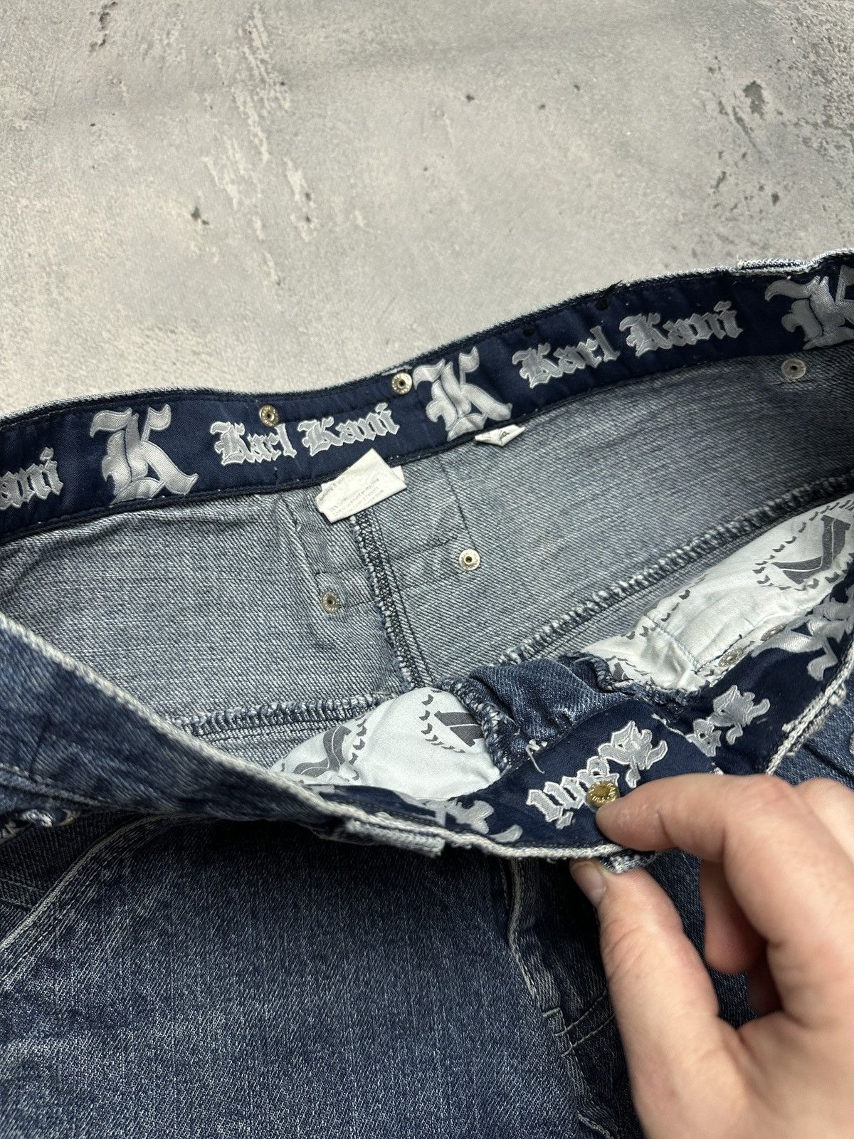 Rare Design Karl Kani Vintage 90s Rap Jeans Wide Pants y2k
