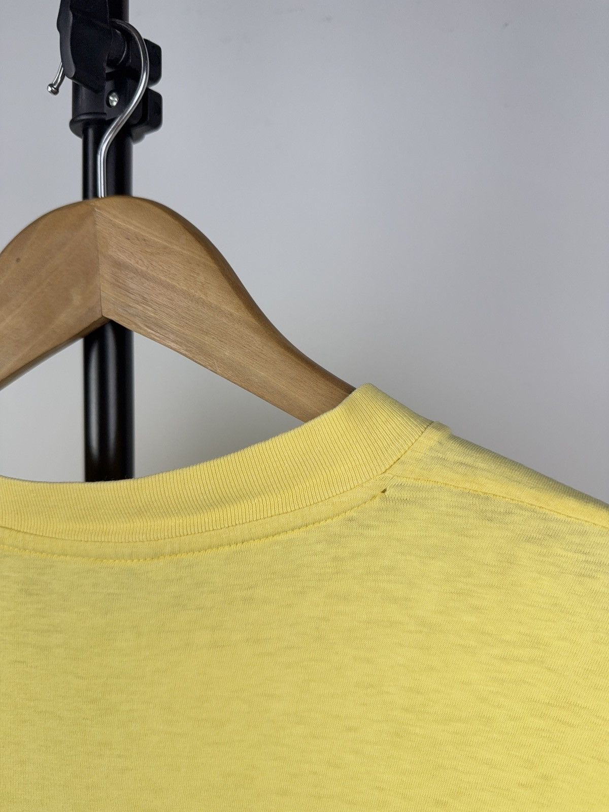 Japanese Brand × Vintage Vintage 80s Japanese style Faded Blank Basic Tee shirt Size US M / EU 48-50 / 2 - 10 Thumbnail