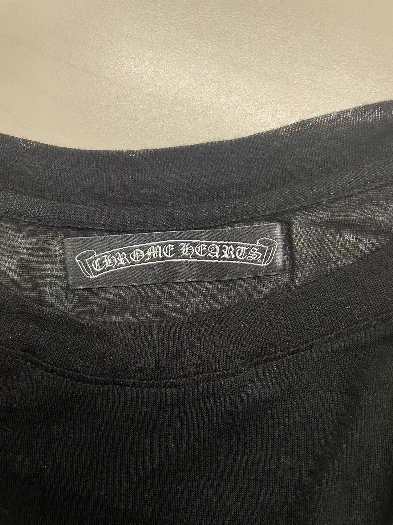 Chrome Hearts Chrome Hearts Leather Cross Black Long Sleeve T-shirt Tee Size S / US 4 / IT 40 - 3 Thumbnail