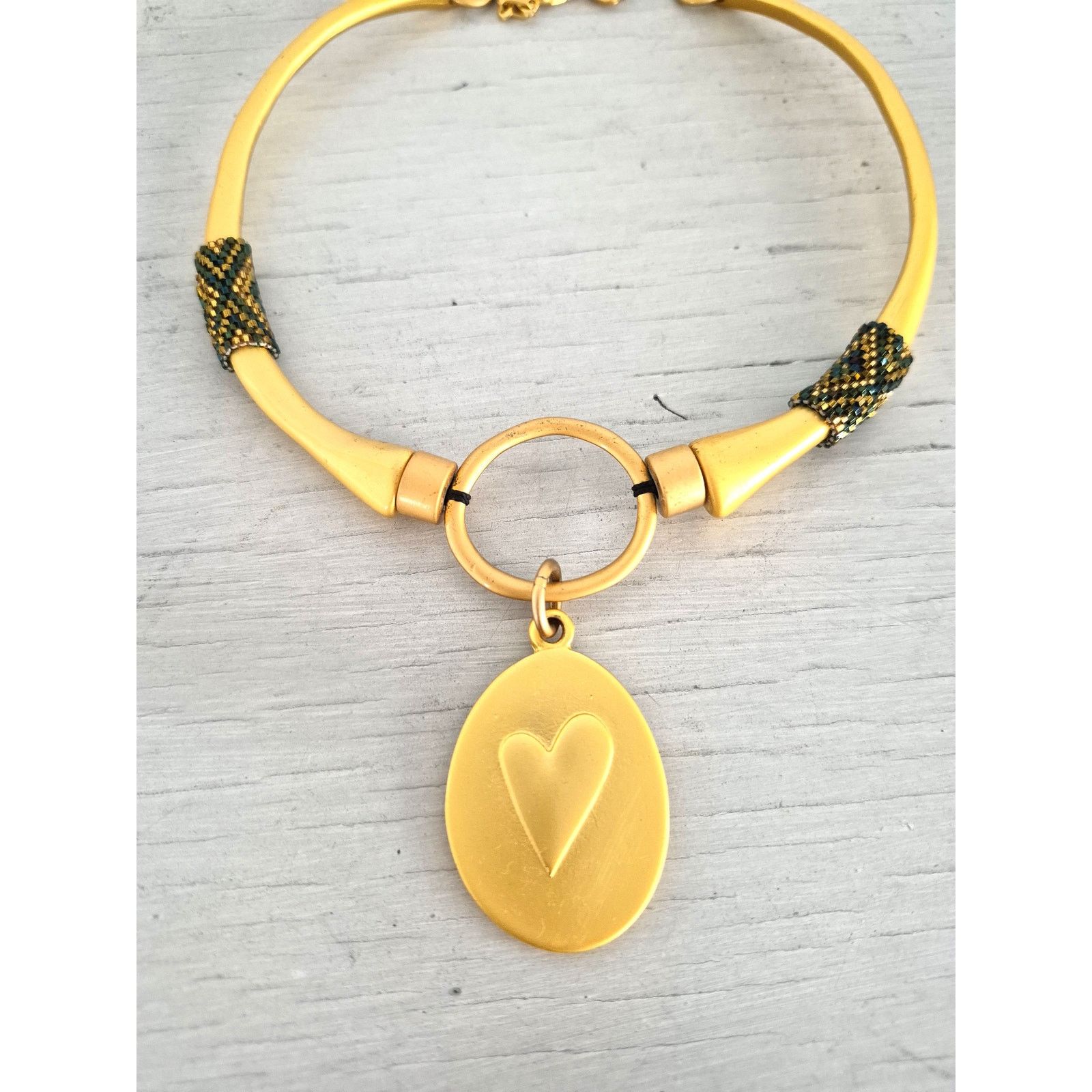 Other Vintage Pulccino Goldtone Collar Necklace Size ONE SIZE - 1 Thumbnail