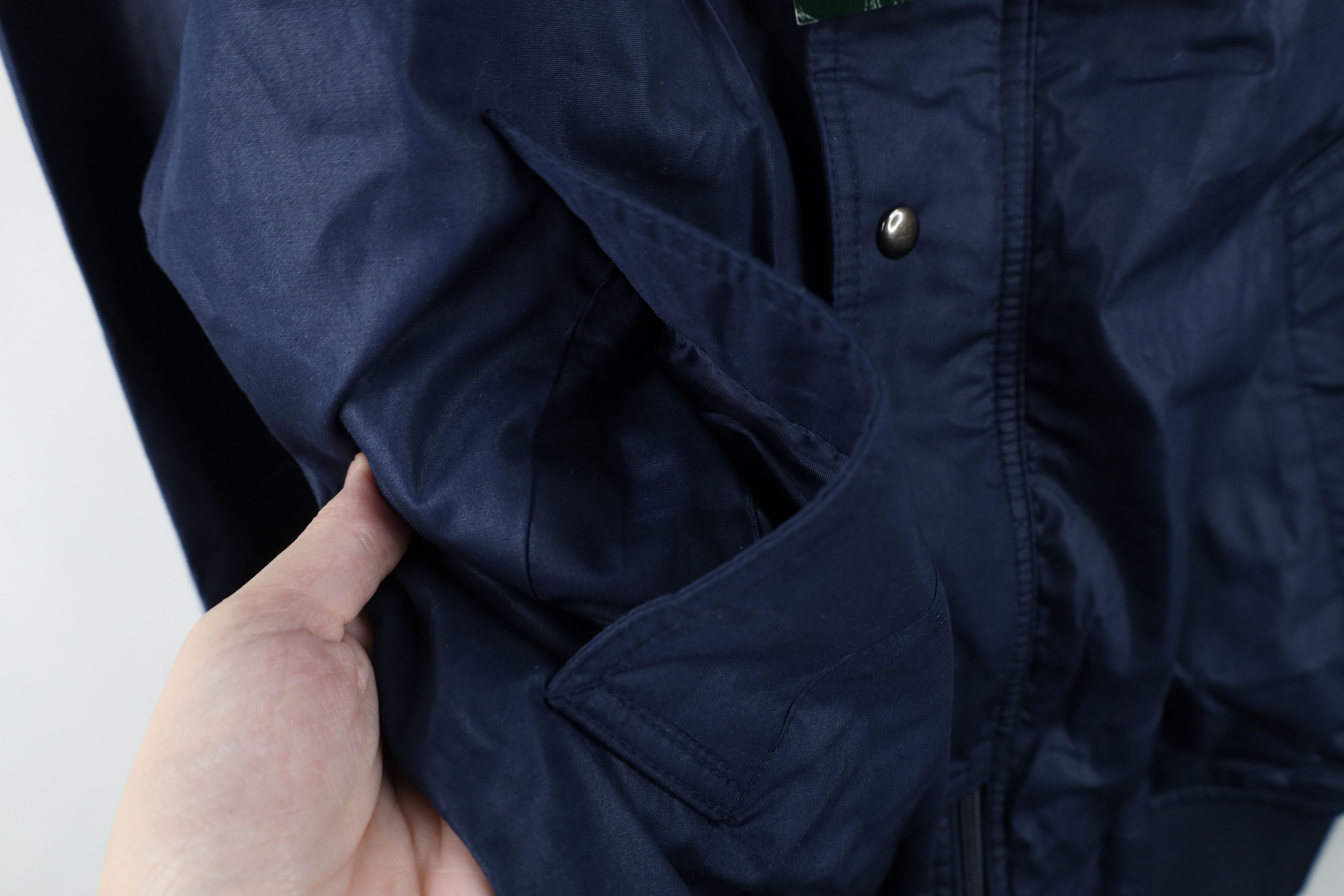 Vintage Deadstock Vintage 80s 90s Streetwear Bomber Jacket Vest Blue Size US M / EU 48-50 / 2 - 6 Thumbnail