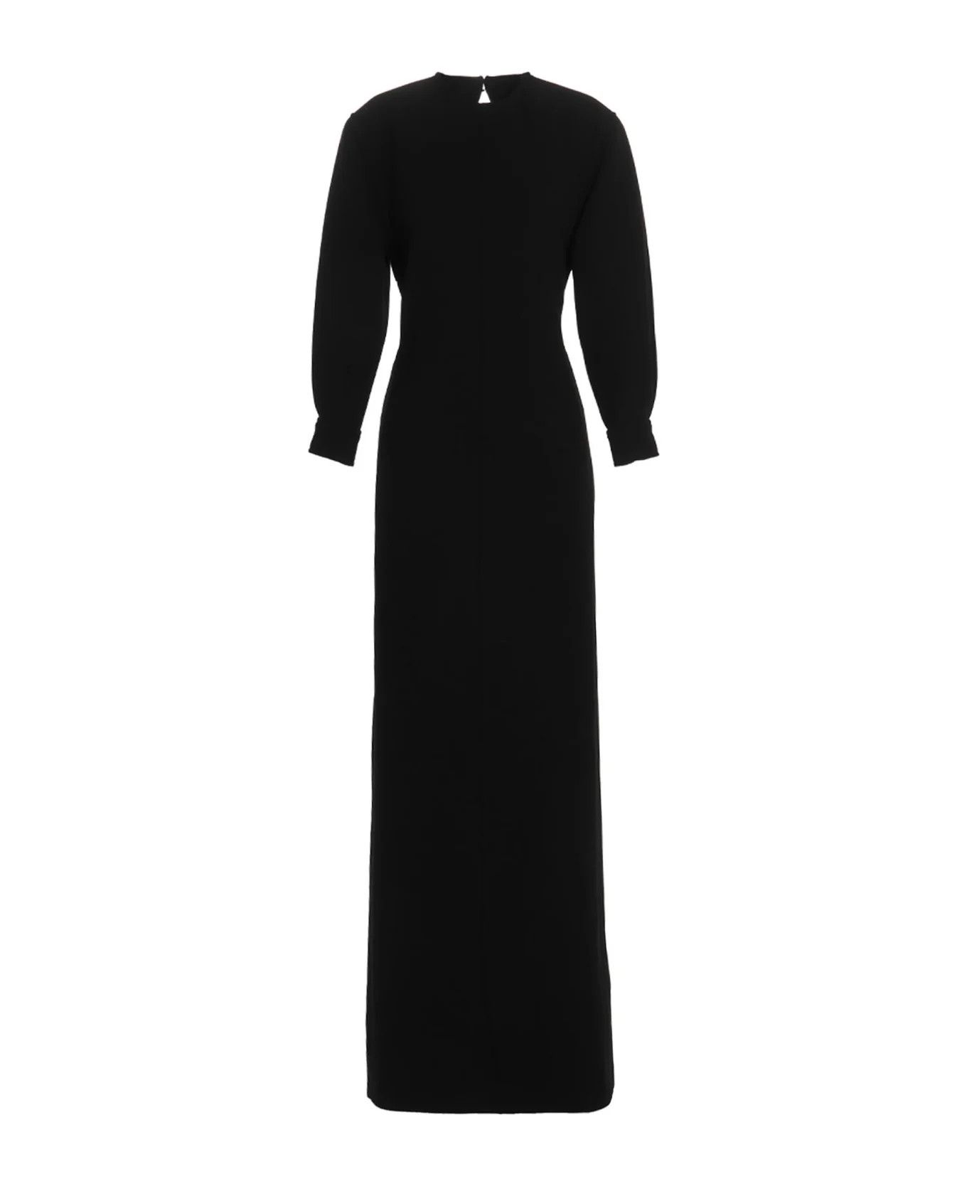 Saint Laurent Paris o1y0126 Maxi Dress in Black Size S / US 4 / IT 40 - 1 Thumbnail