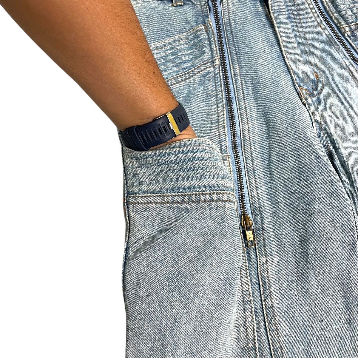 Japanese Brand 🔥LAST PRICE🔥 Japanese Nice design Multizipper Clown Jeans Size US 26 / EU 42 - 7 Thumbnail