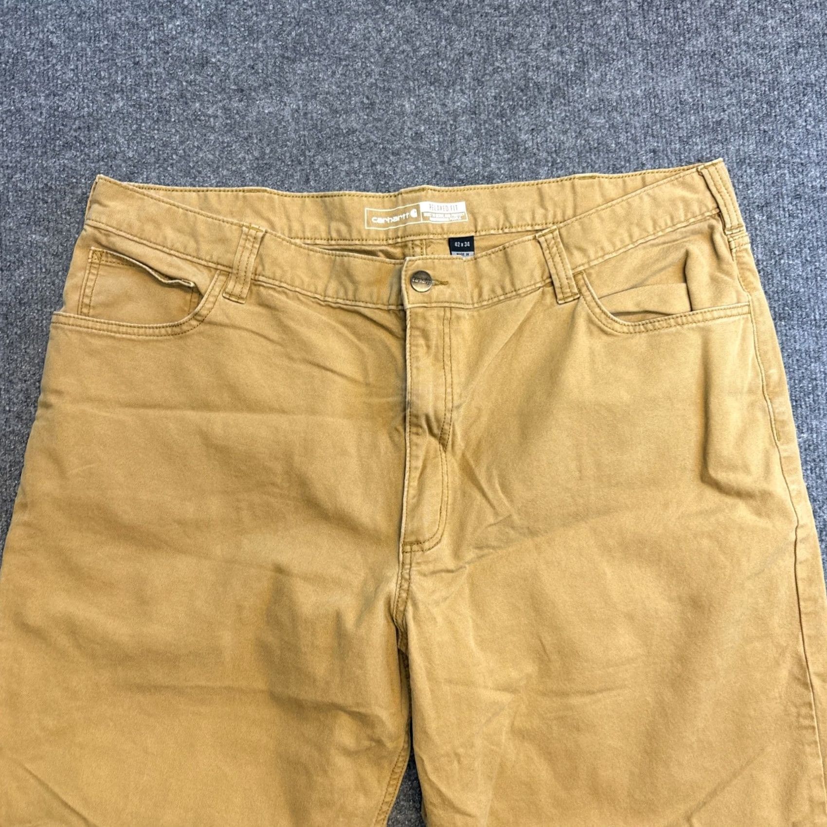 Carhartt Carhartt Pants Mens 42x34 Rugged Flex Relaxed Fit Canvas Work 5-Pocket BN2517-M Size US 42 / EU 58 - 4 Thumbnail
