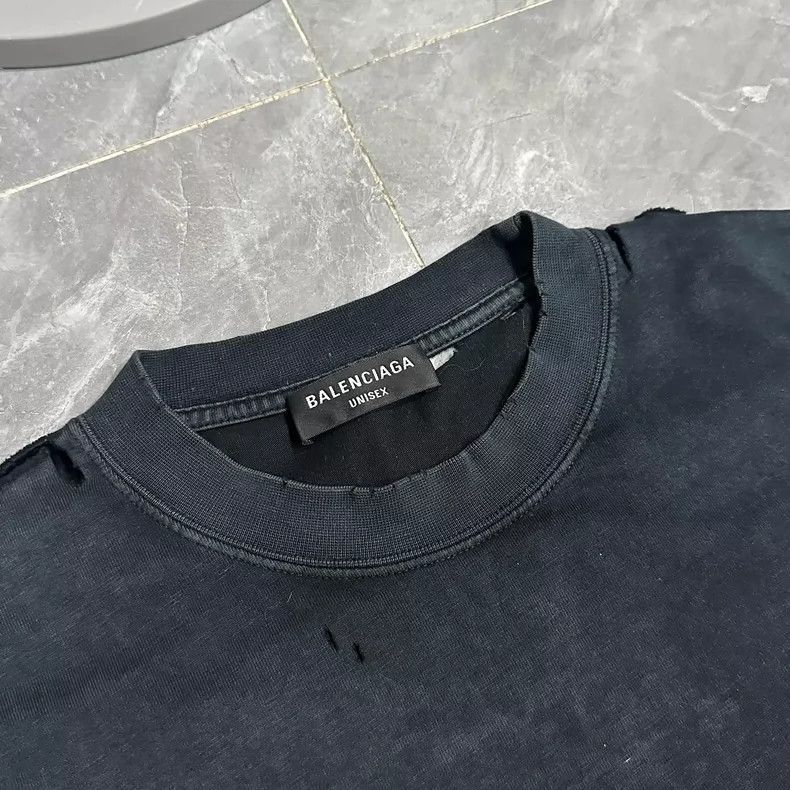 Balenciaga Balenciaga Washed Short Sleeve TShirt-2505 Size US S / EU 44-46 / 1 - 3 Thumbnail