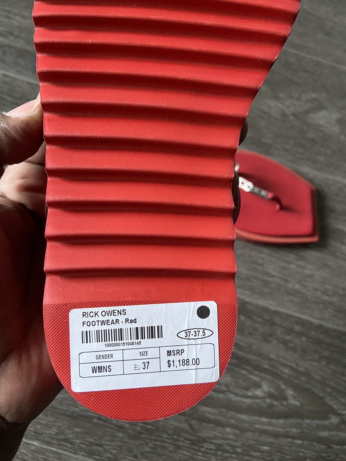 Rick Owens × Rick Owens Drkshdw Rick Owens sandals Size US 7 / IT 37 - 4 Thumbnail