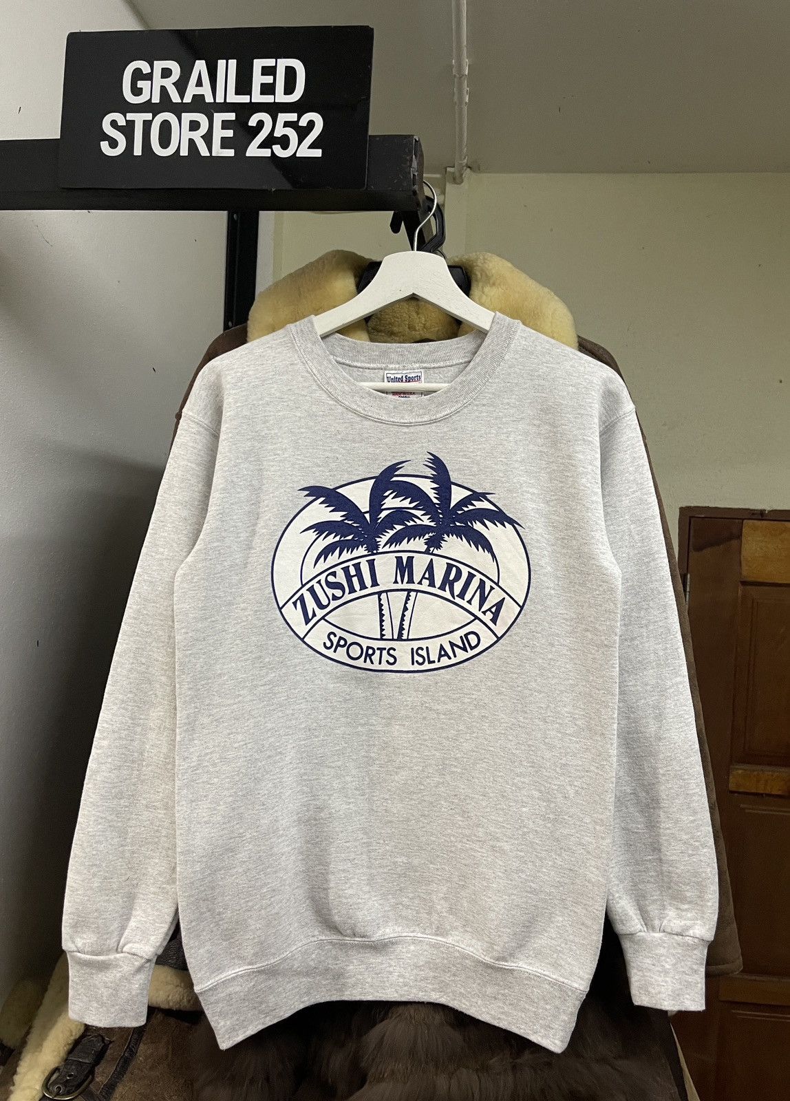 Vintage 90s Zushi Marina Hawaiian Sweatshirt Size S / US 4 / IT 40 - 1 Thumbnail