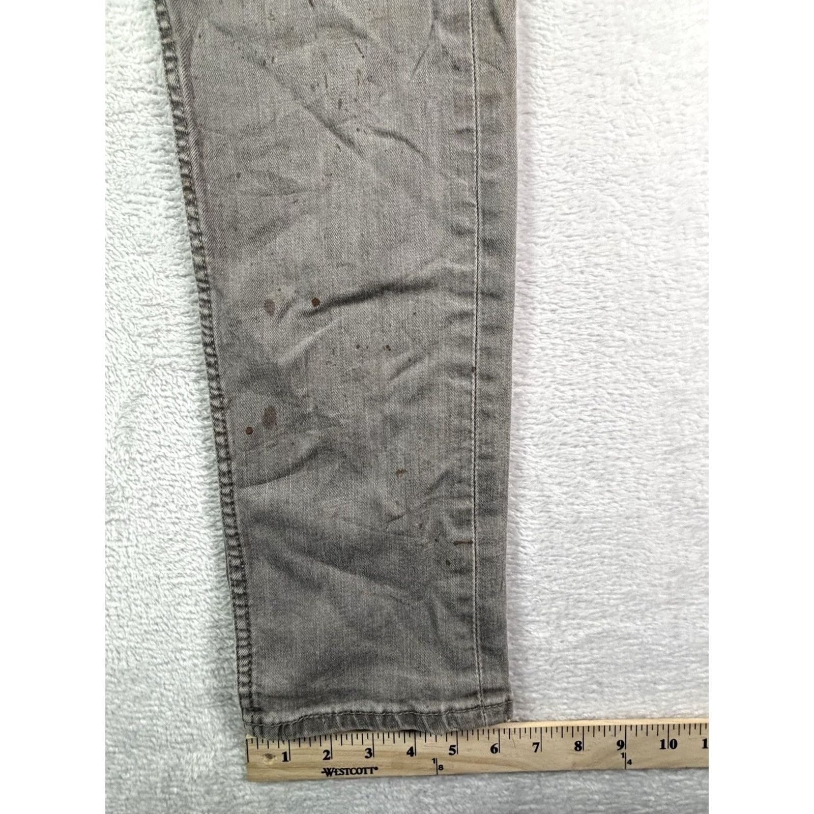 Levi's Levi's Jeans Men’s 32x32 Black Slim Straight Leg Distressed Outdoors 5-Pocket Denim Size US 32 / EU 48 - 5 Thumbnail