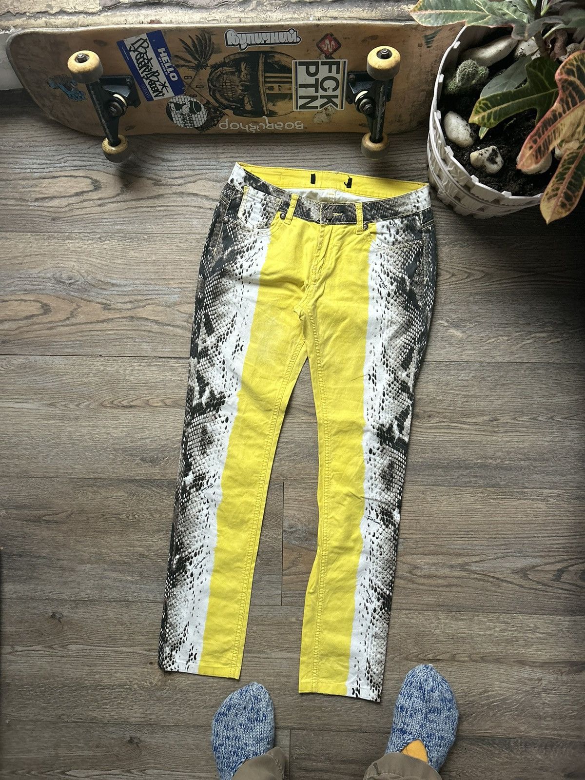 Just Cavalli × Roberto Cavalli × Vintage Vintage Just Cavalli Jeans Size 28" / US 6 / IT 42 - 6 Thumbnail