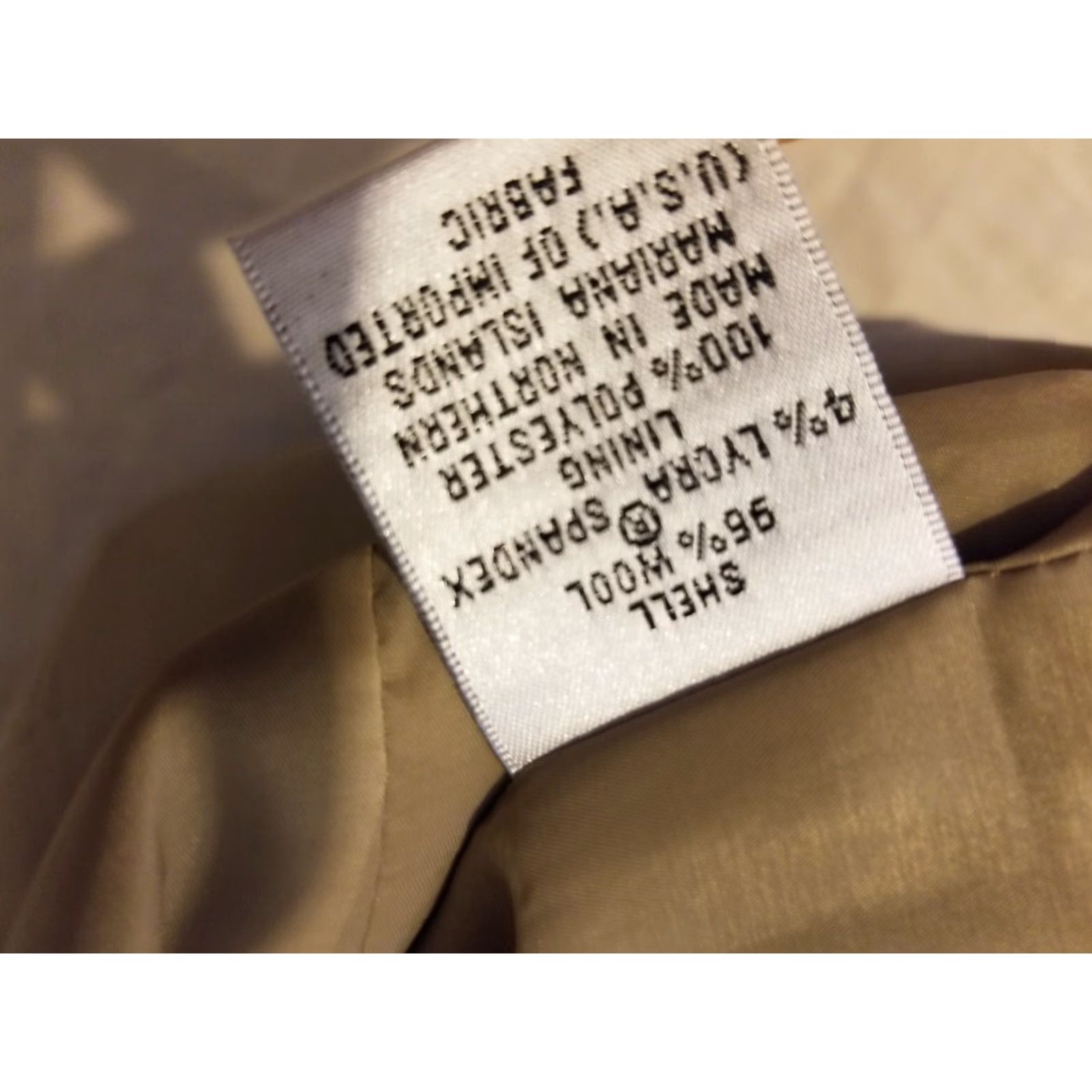Talbots Womens Talbots Wool Blazer 8 Khaki Beige Wool Jacket Blazer 8 Womens Mens? Size M / US 6-8 / IT 42-44 - 4 Thumbnail