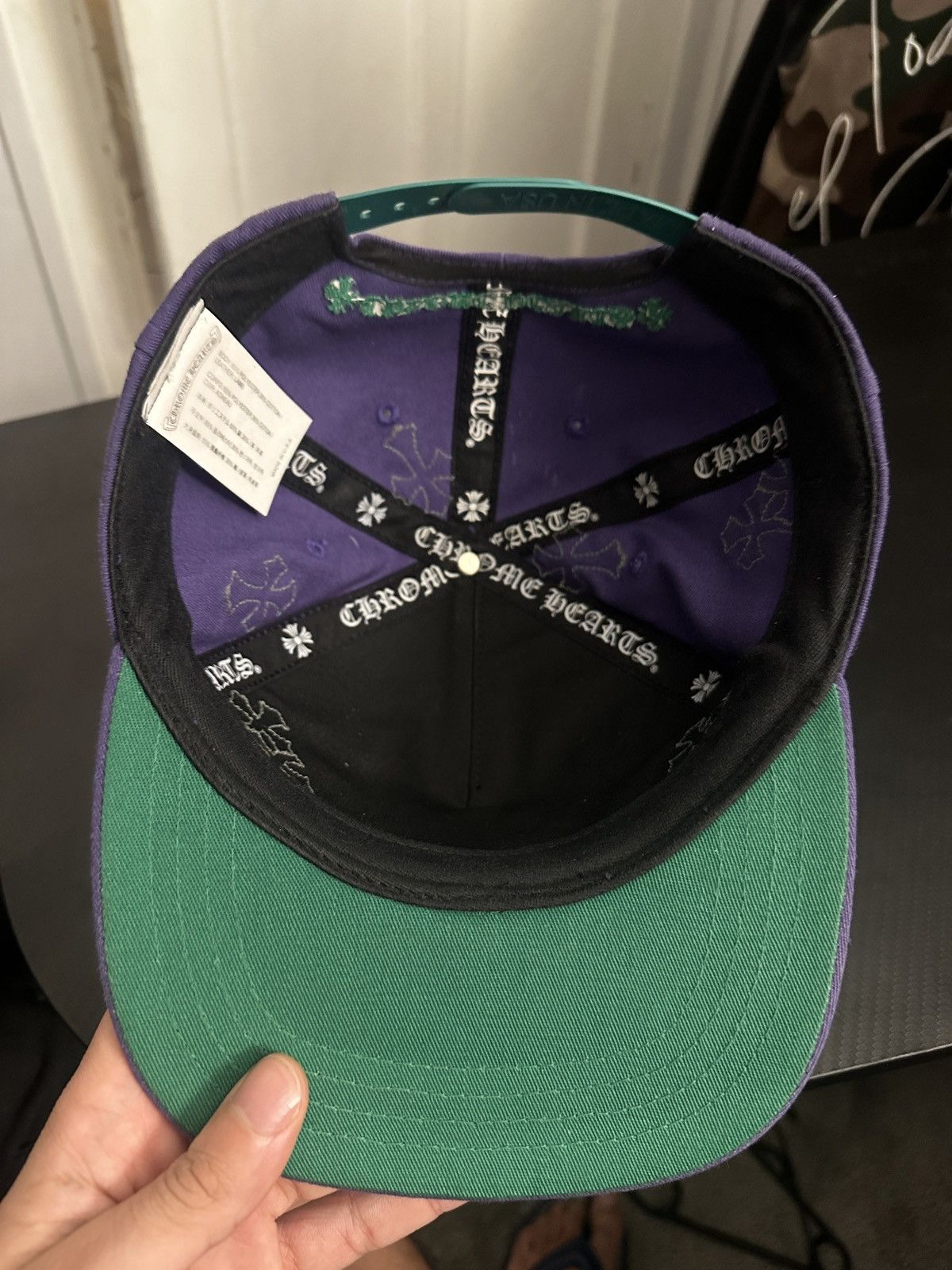 Chrome Hearts Chrome Hearts Leather Cross Patch Hat Size ONE SIZE - 3 Thumbnail