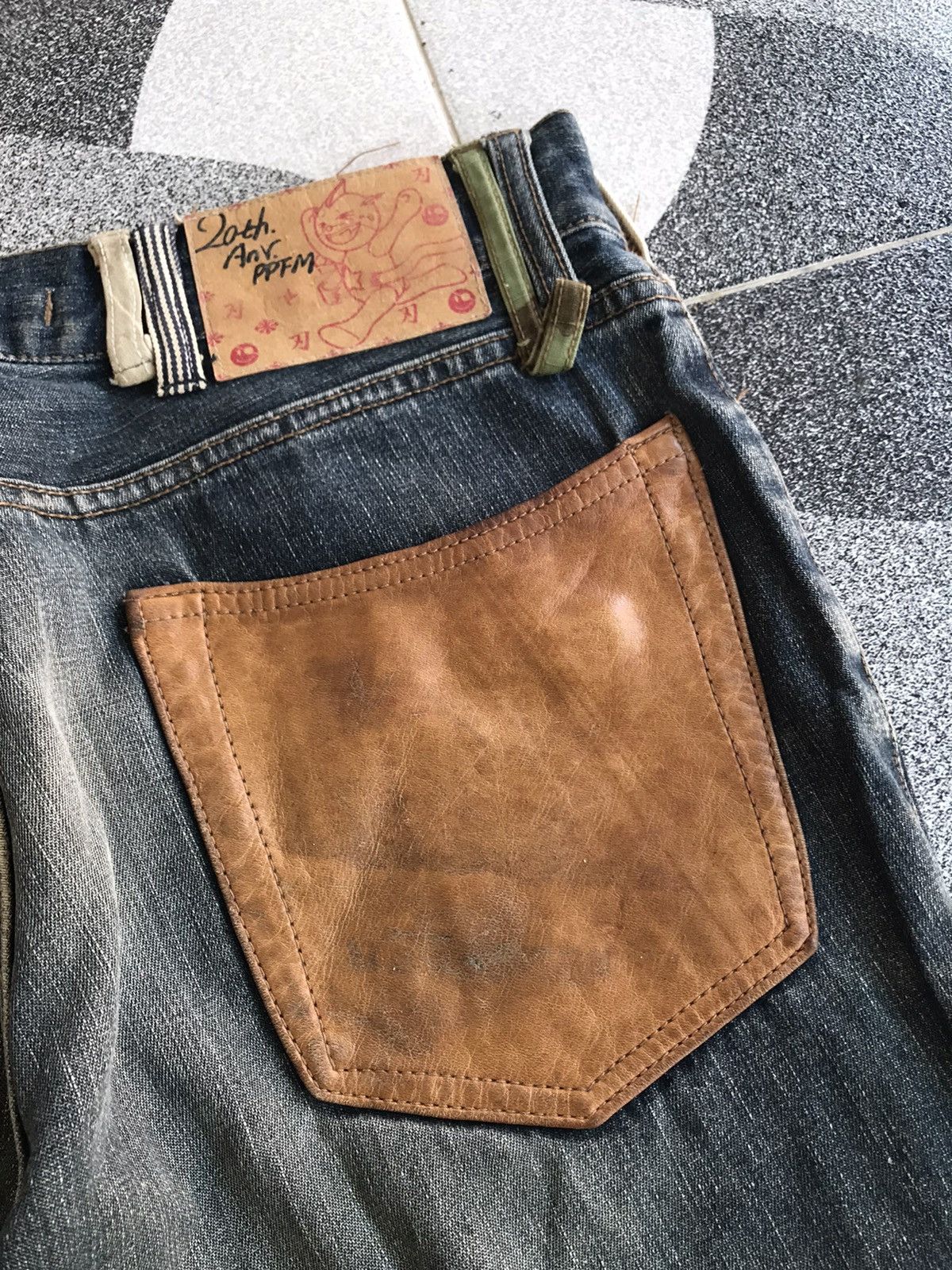 If Six Was Nine × Japanese Brand × PPFM 20th Anniversarry PPFM Denim Pants Size US 32 / EU 48 - 4 Thumbnail