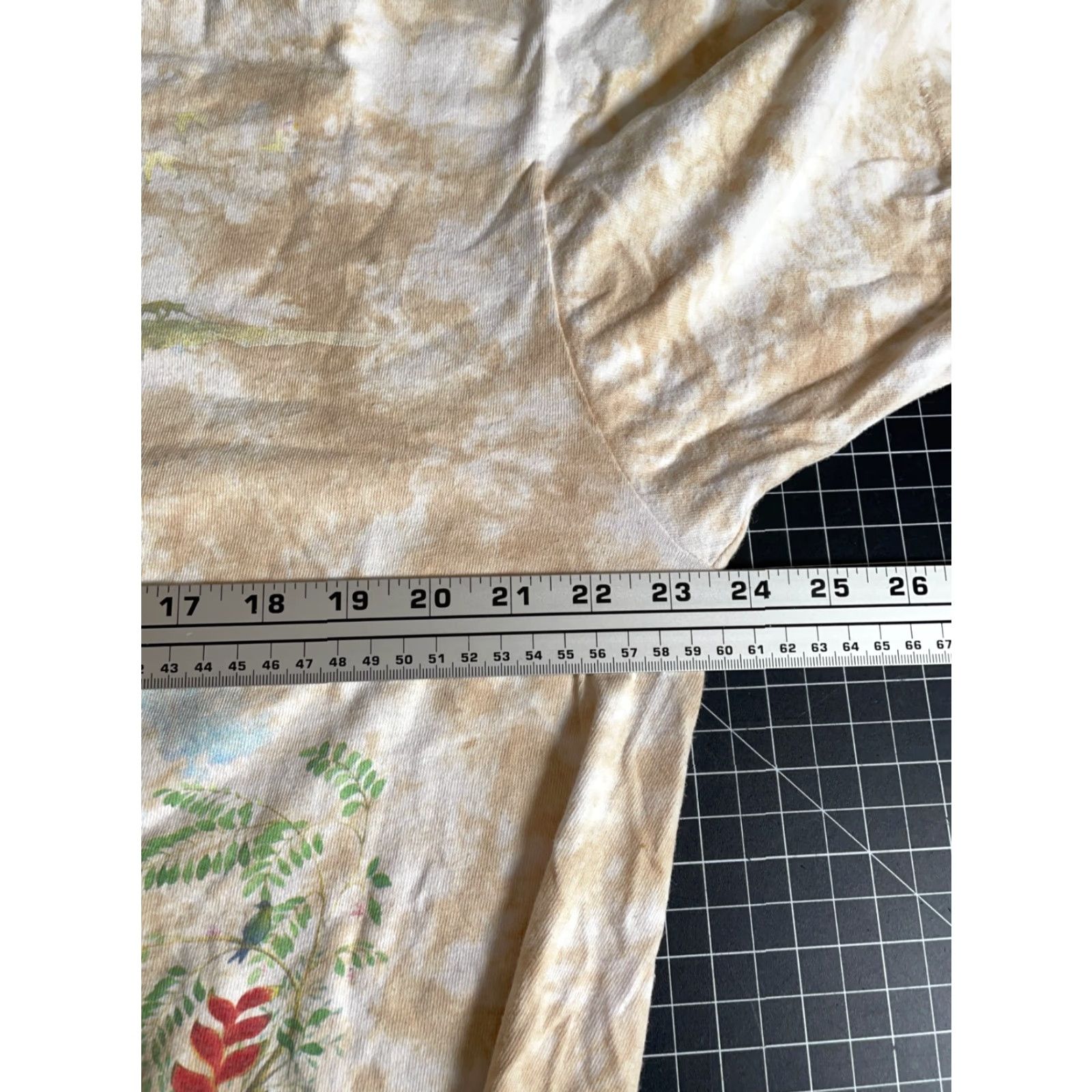Liquid Blue VINTAGE Liquid Blue 1991 Rainforest T-Shirt Adult XL Tie Dye Crew Neck Short Sleeve Cotton Jersey AOP Graphic Print 90s Mens Size US XL / EU 56 / 4 - 6 Thumbnail