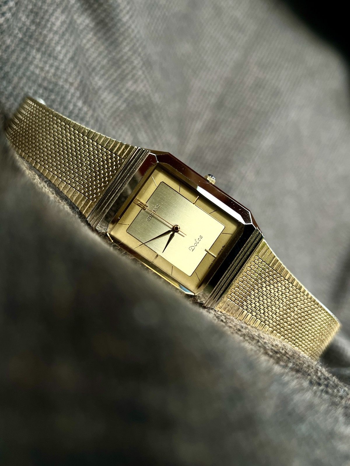 80s Vintage Seiko Dolce 腕時計 タングステン超硬 Seiko × Vintage 