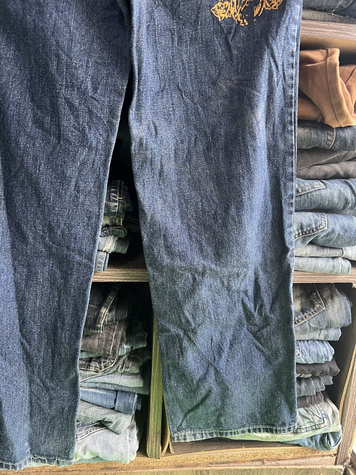 Pelle Pelle 🔥Pelle Pelle Pocket Print Denim Size US 30 / EU 46 - 9 Thumbnail