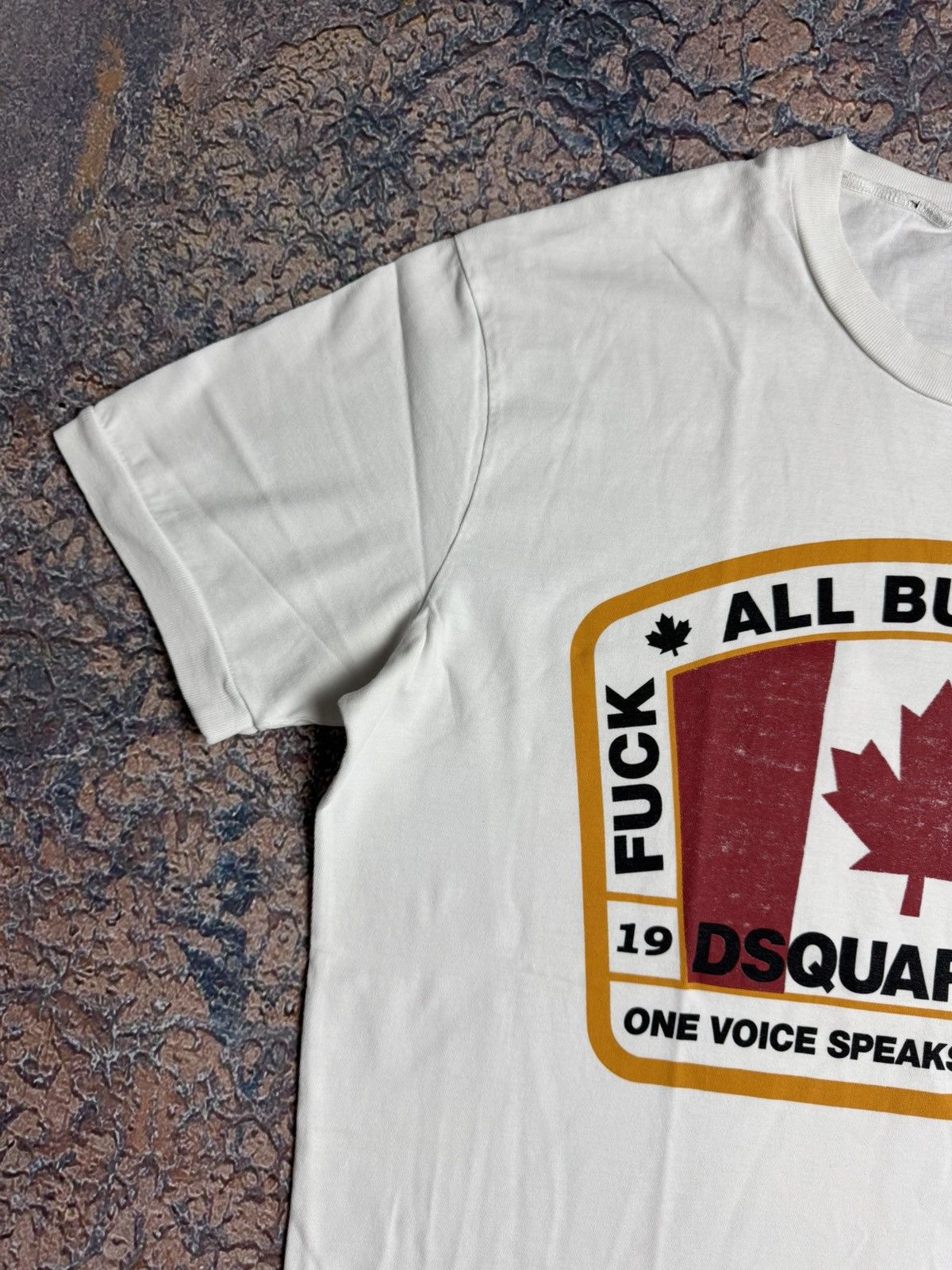 Dsquared2 Dsquared2 T-short Tee Big Logo Size L White Drill Size US L / EU 52-54 / 3 - 5 Thumbnail