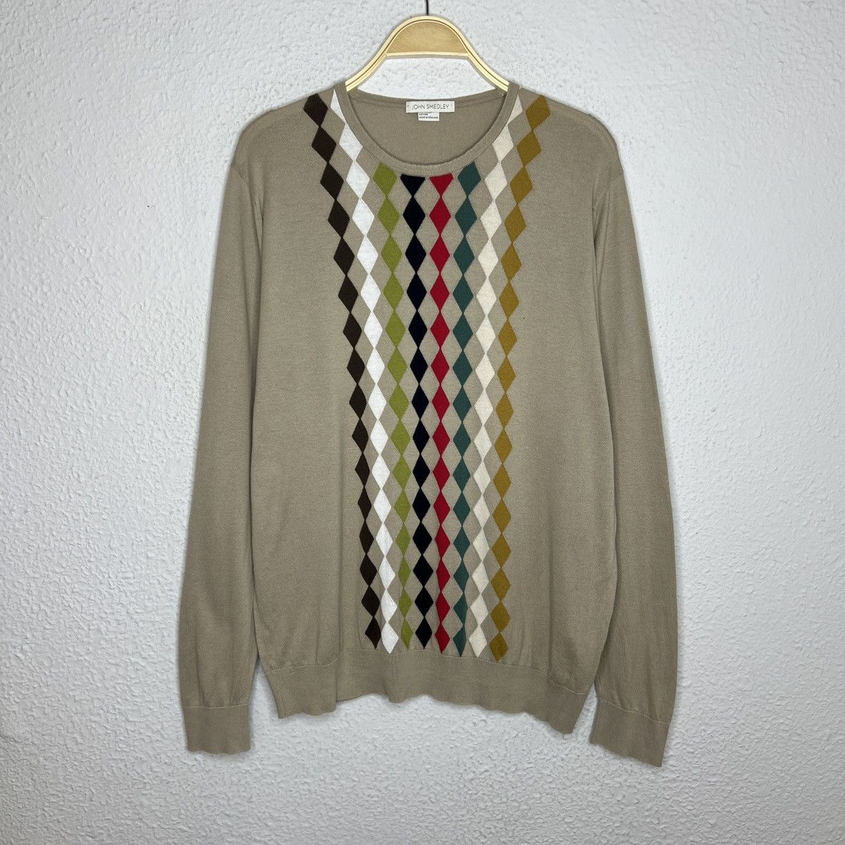 Hysteric Glamour × John Smedley Vintage VTG JohnSmedley Cotton Polo Summer weight Longsleeve Size US L / EU 52-54 / 3 - 1 Thumbnail