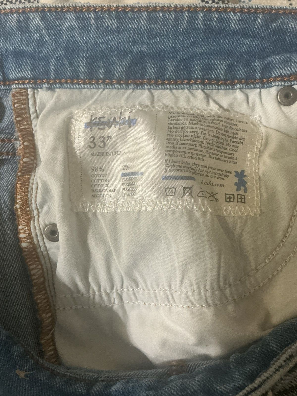 Ksubi Ksubi chitch light blue jeans Size US 33 - 6 Thumbnail