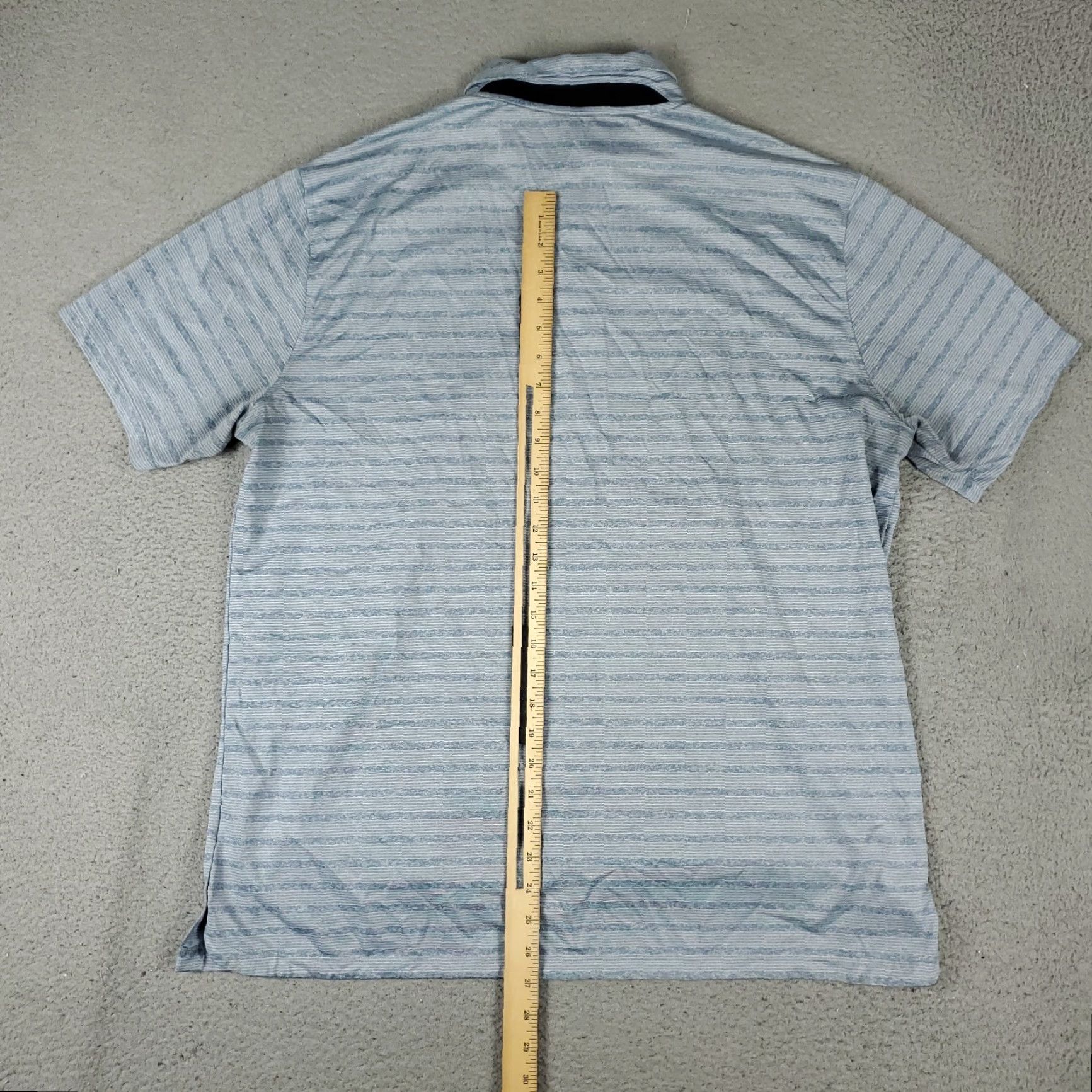 Nike Nike Polo Shirt Mens XL Blue Striped Swoosh Golf Casual Short Sleeve Polo - Nike Shirt Mens XL Blue Striped Golf Casual Short Sleeve Size US XL / EU 56 / 4 - 5 Thumbnail