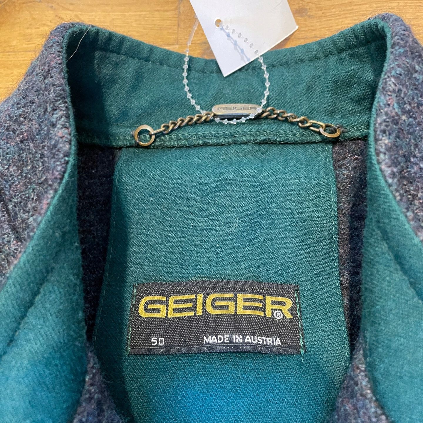 Kurt Geiger × Vintage Geiger Bavarian Jacket Vintage Retro 100% Wool Size 50 Size 50L - 4 Thumbnail