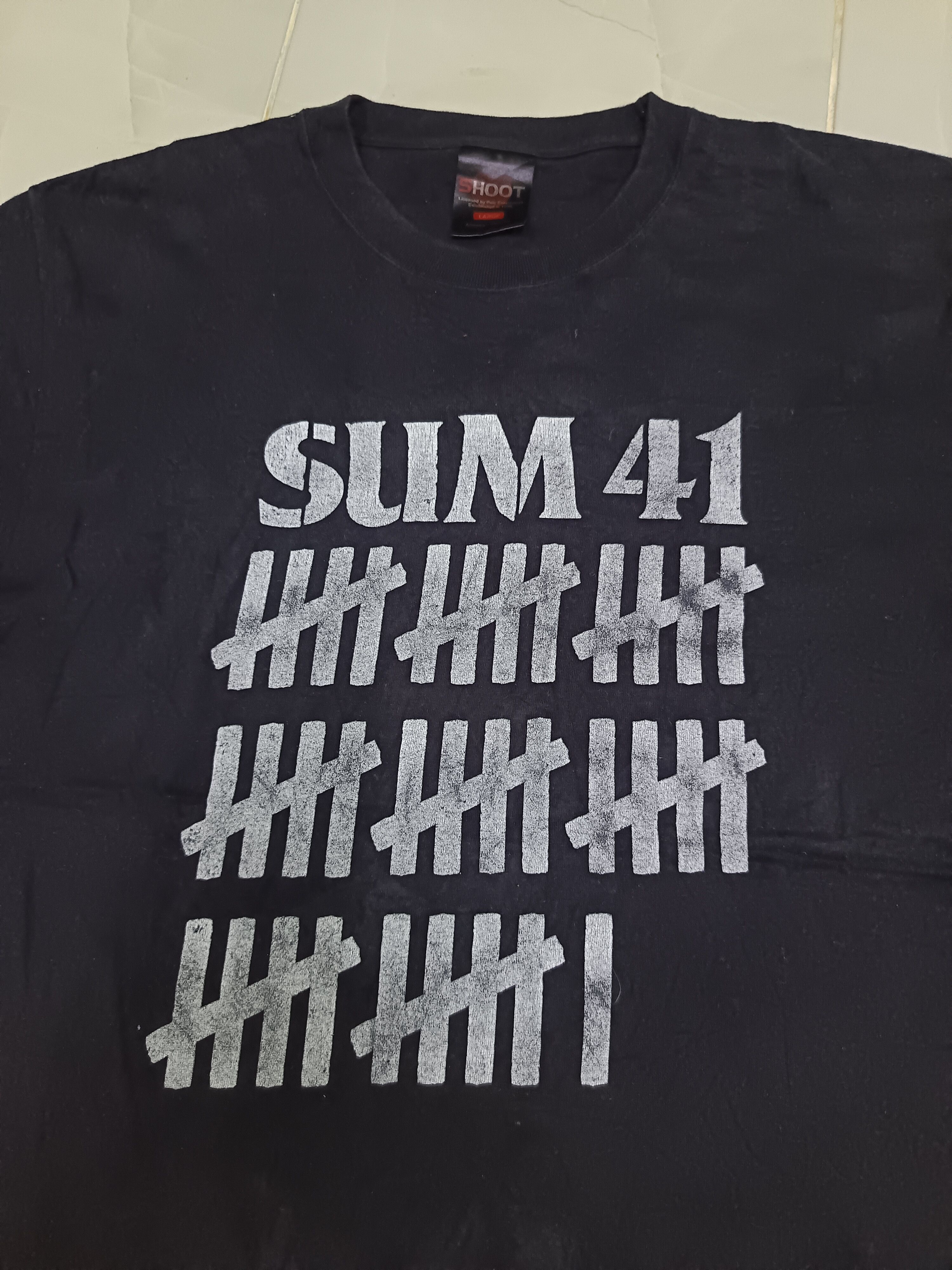Band Tees × Vintage Vintage Sum 41 Punk Rock Band T-Shirt Bjork Size US L / EU 52-54 / 3 - 2 Thumbnail