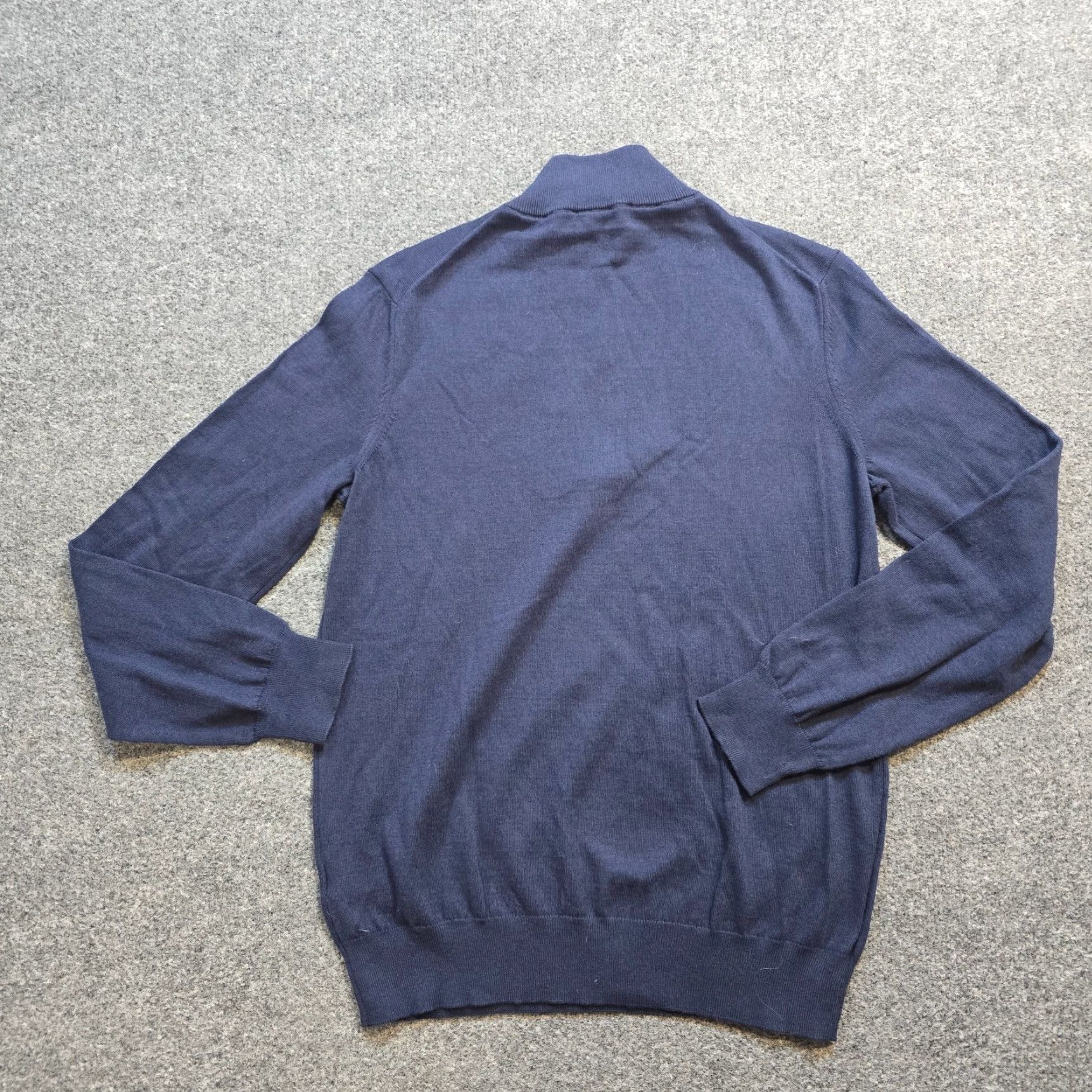 Vineyard Vines Vineyard Vines Sweater Mens Medium Blue 1/4 Zip Cashmere Blend Stretch Career Pullover Mock Neck Fashion Casual Business Mens/Unisex? Size US M / EU 48-50 / 2 - 7 Thumbnail