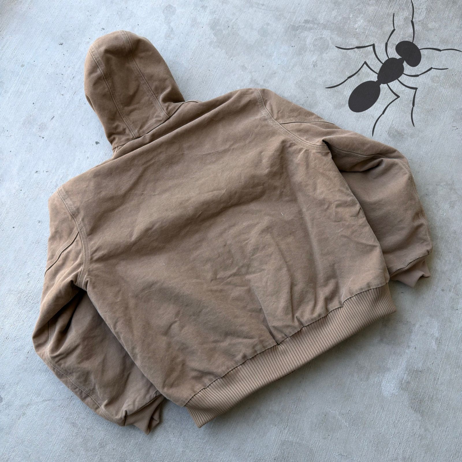 Carhartt × Vintage Carhartt J130 FRB brown hooded work wear jacket Size US XL / EU 56 / 4 - 6 Thumbnail