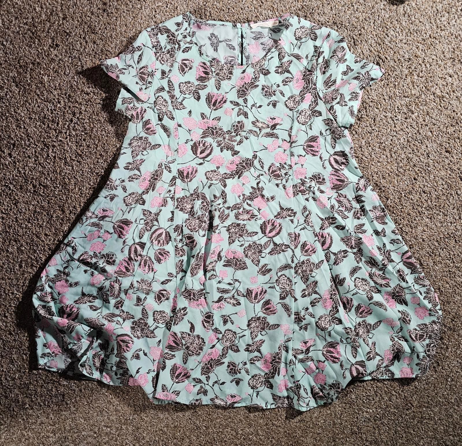 Luchiano Visconti LUSH Green Floral Dress XS Size XS / US 0-2 / IT 36-38 - 1 Thumbnail