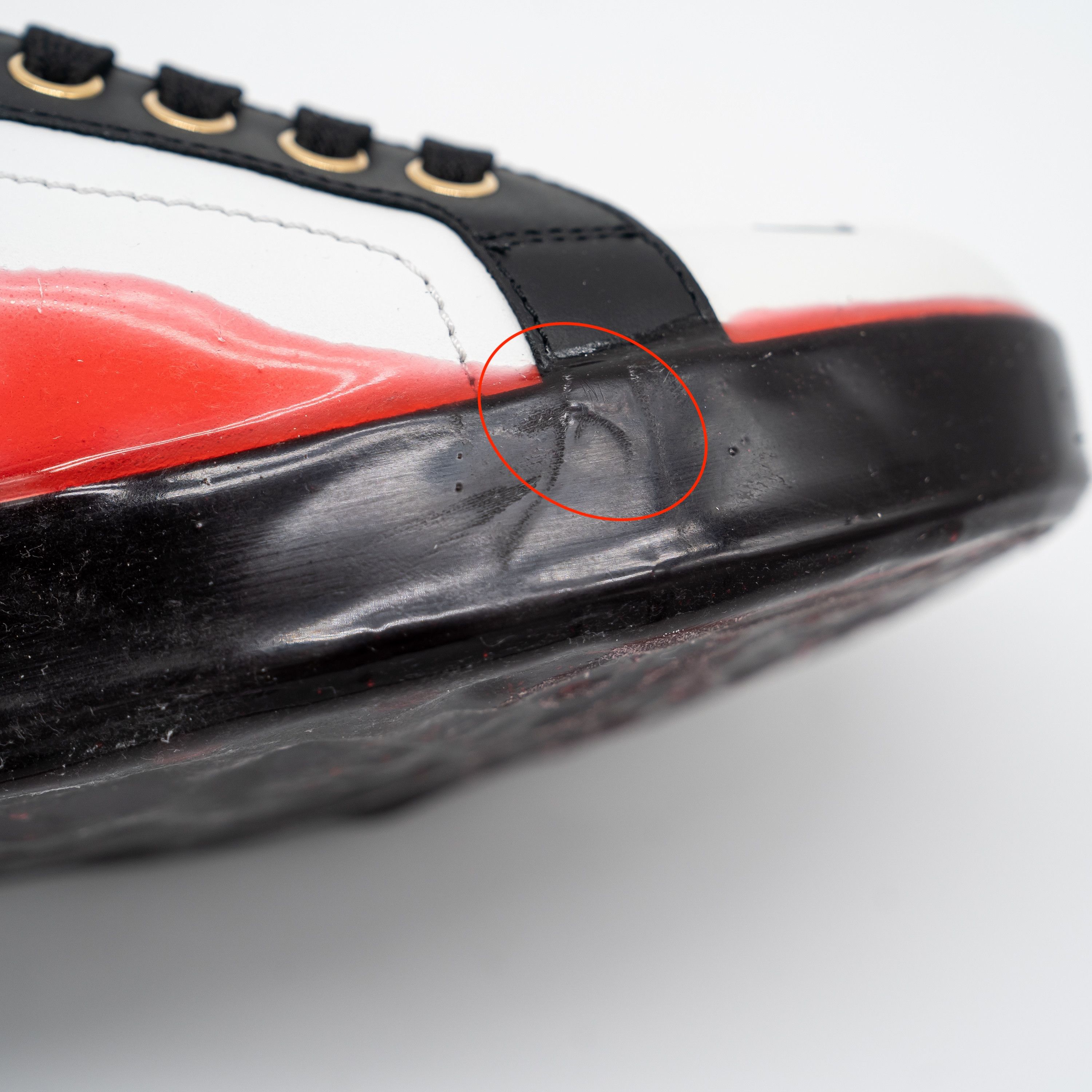 Dolce & Gabbana Dolce & Gabbana Portofino Heart Sneakers Crystals Red Melt Size US 6.5 / IT 36.5 - 13 Thumbnail