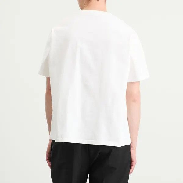 Bode o1mle0226 Beaded Leaf Pocket T-Shirt in Neutrals Size US L / EU 52-54 / 3 - 3 Thumbnail