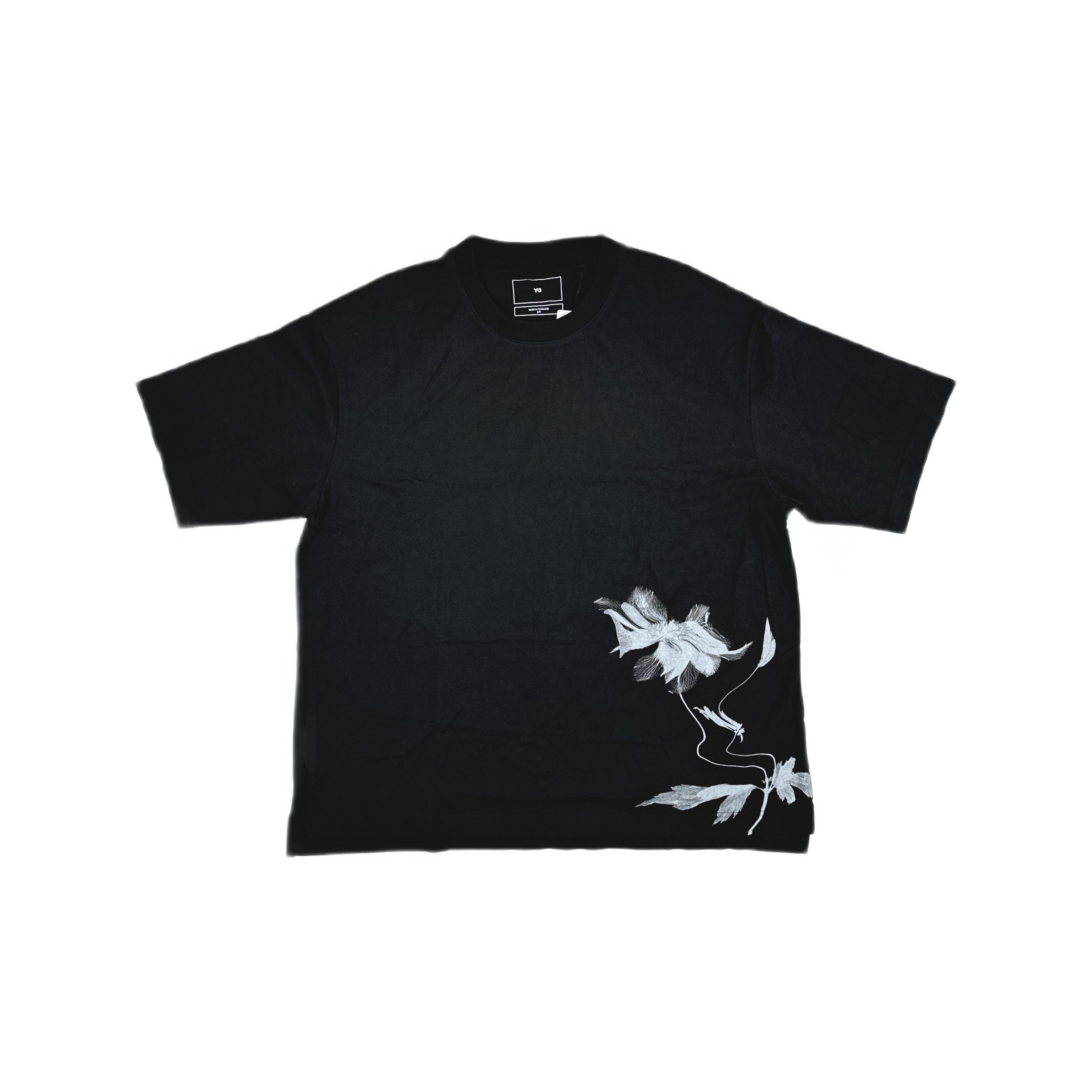 Y-3 Y-3 Floral Graphic Short Sleeve T-Shirt Size L Size US L / EU 52-54 / 3 - 1 Thumbnail