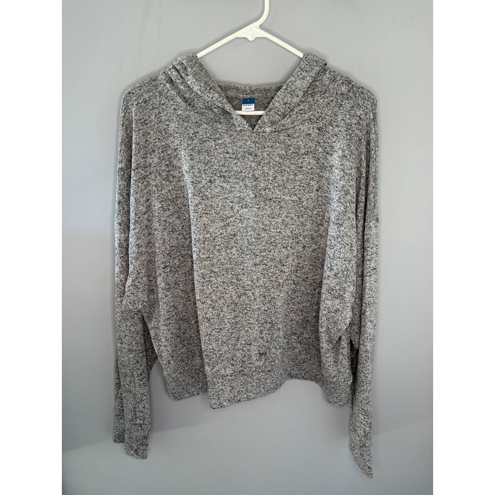 Old Navy Old Navy Oversized Plush-Knit Hoodie Set Green/Gray L Size L / US 10 / IT 46 - 7 Thumbnail