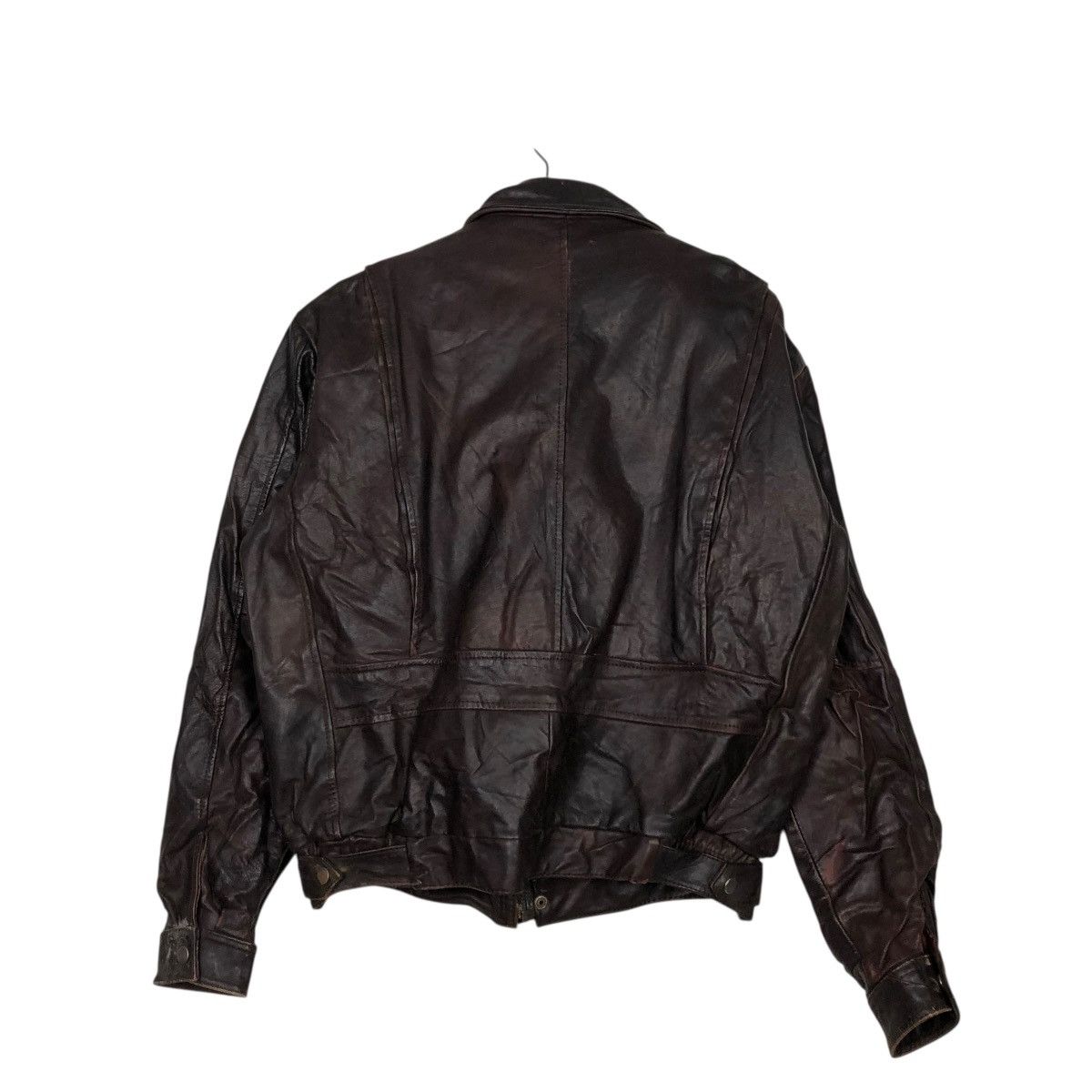 Vintage 🔥VINTAGE BIKER LEATHER JACKET CAMPRI BLANKET ISSEY MIYAKE Size US M / EU 48-50 / 2 - 12 Thumbnail
